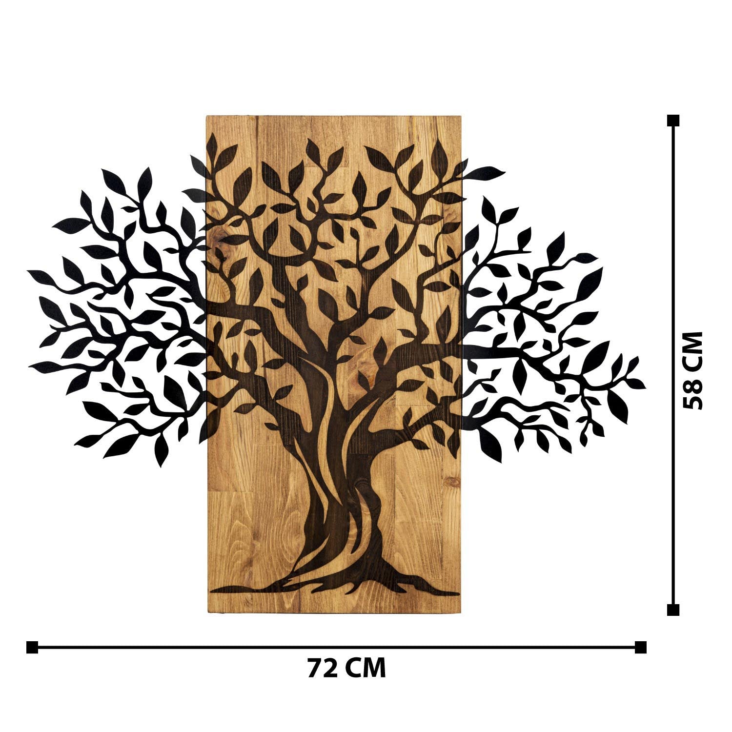 Sogut in Schwarznuss präsentiert im Onlineshop von KAQTU Design AG. Wanddeko ist von Wallity