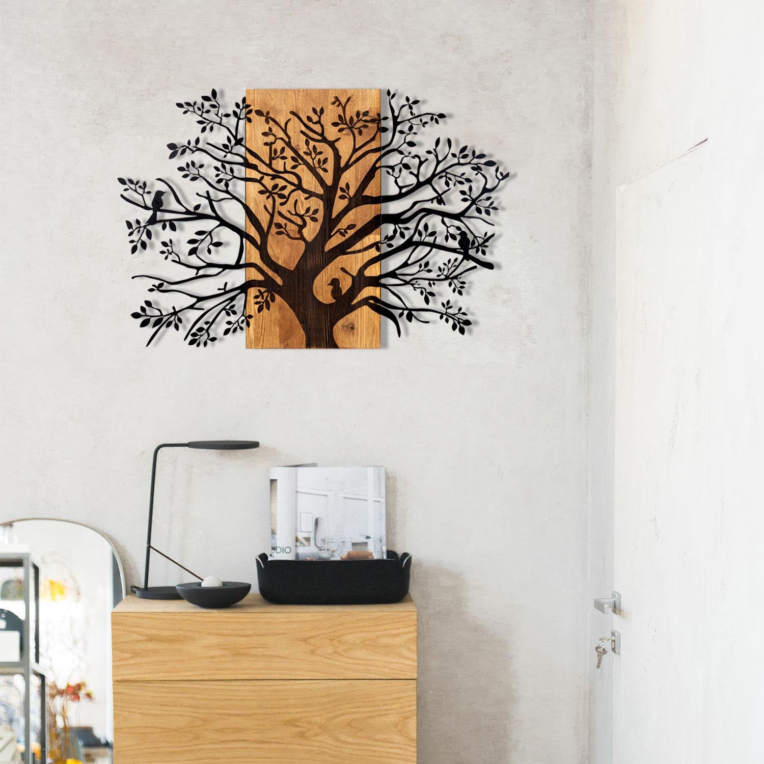 Kavak in Schwarznuss präsentiert im Onlineshop von KAQTU Design AG. Wanddeko ist von Wallity