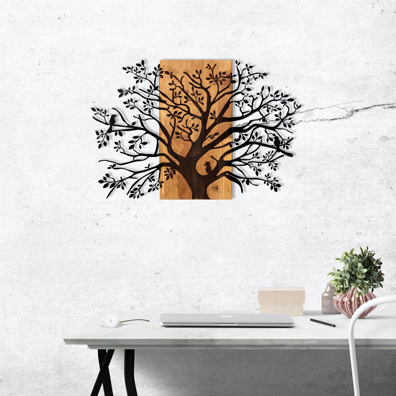 Kavak in Schwarznuss präsentiert im Onlineshop von KAQTU Design AG. Wanddeko ist von Wallity