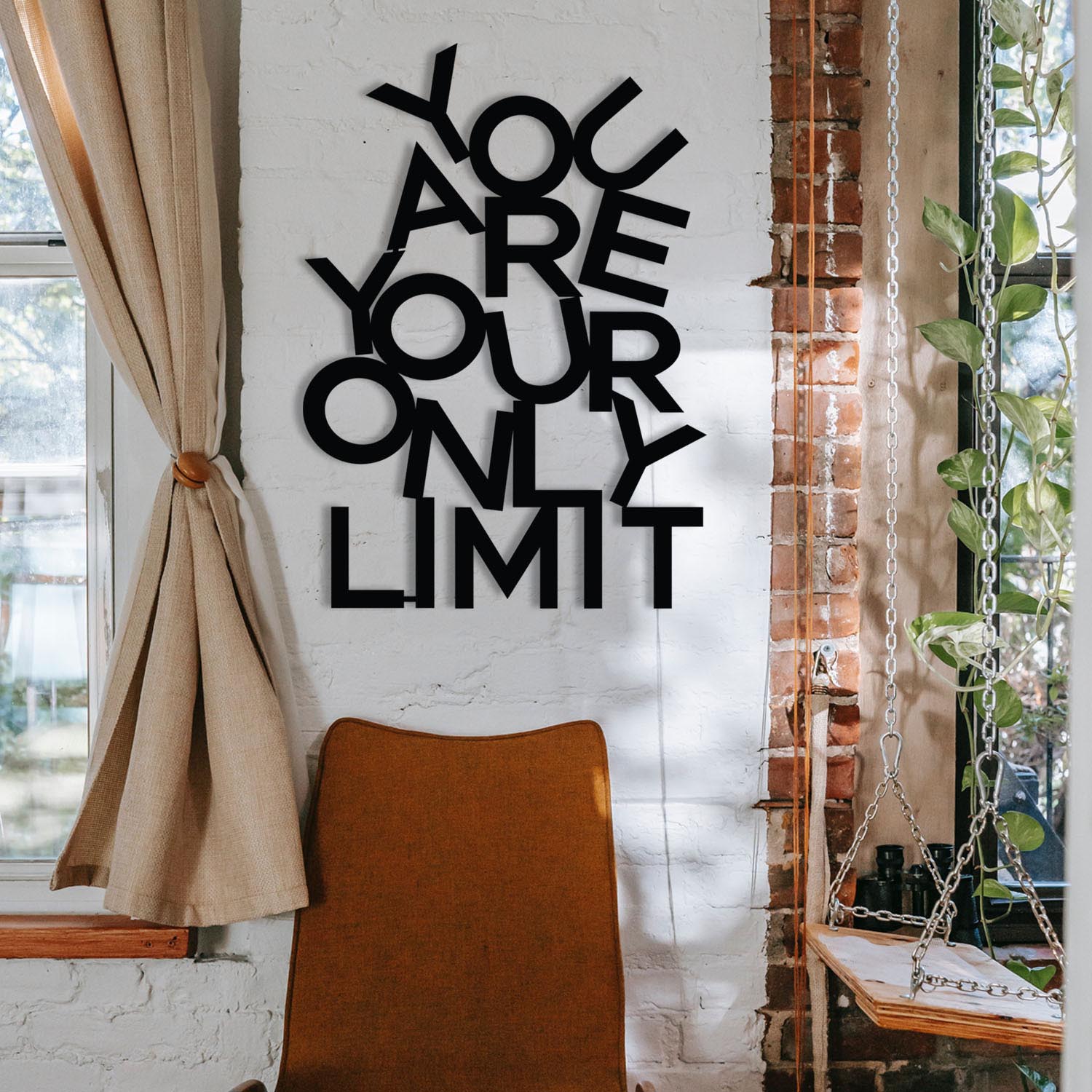 Limit in Schwarz präsentiert im Onlineshop von KAQTU Design AG. Wanddeko ist von Wallity