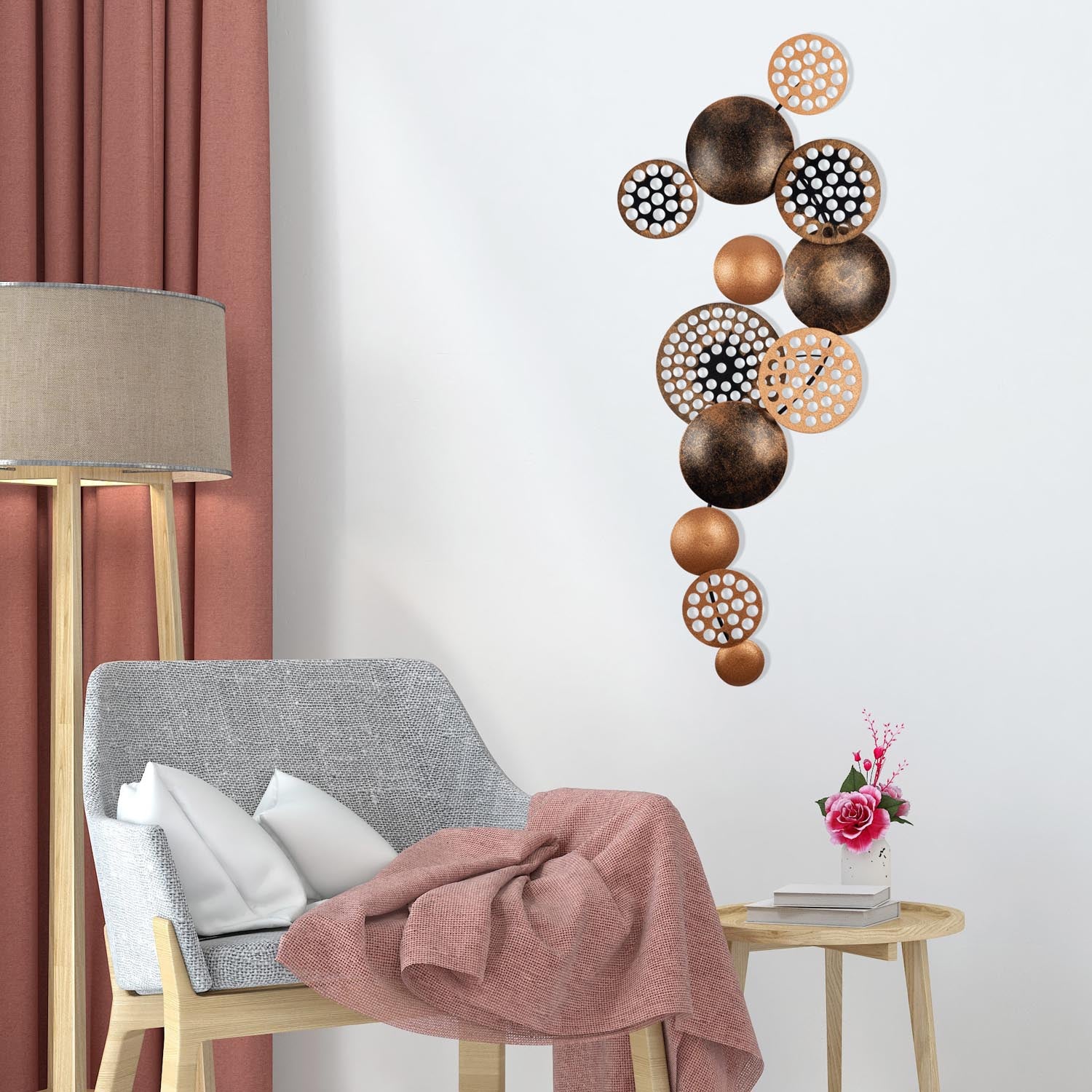 Bronte - CH103-3 in Mehrfarbig präsentiert im Onlineshop von KAQTU Design AG. Wanddeko ist von Wallity