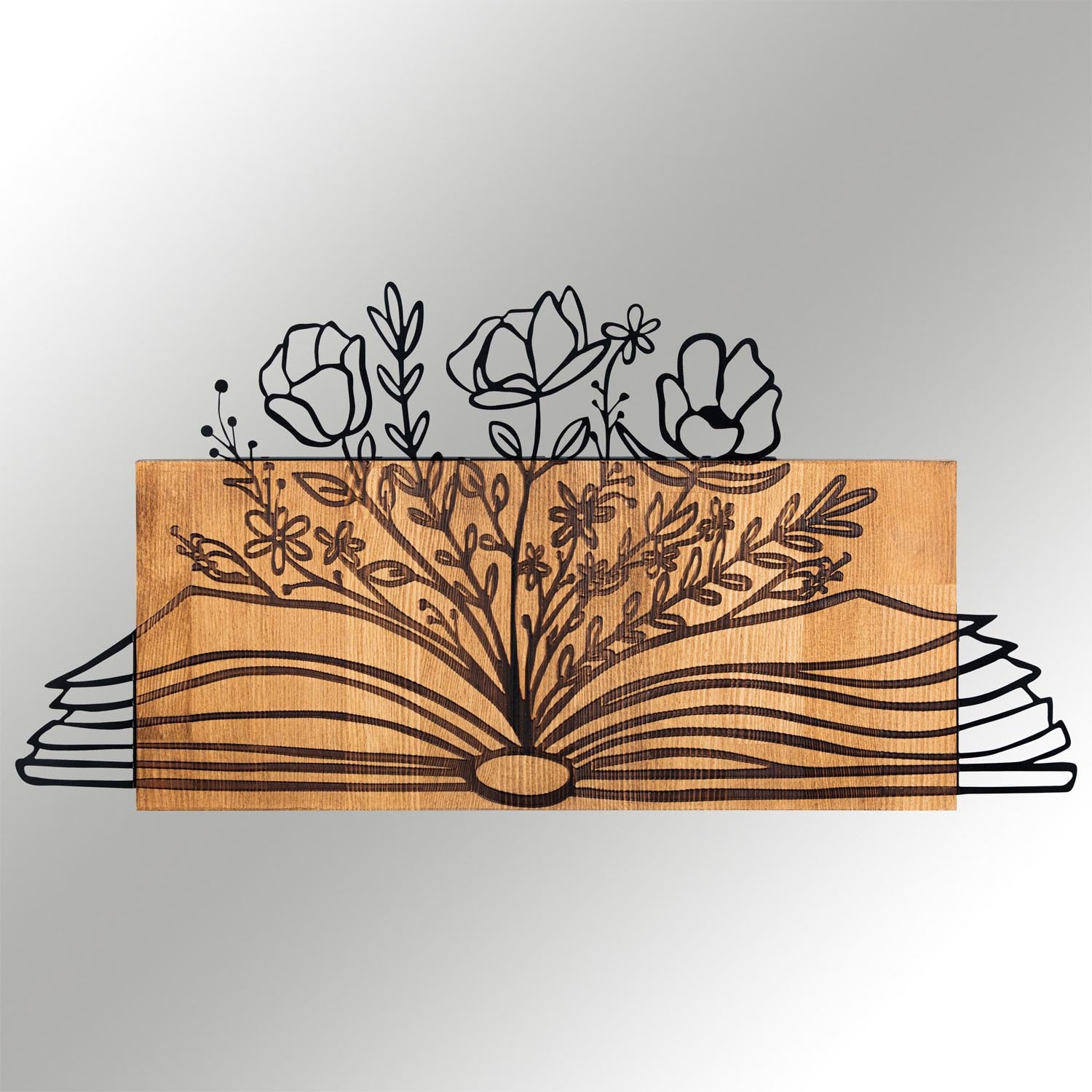 Culture in Schwarznuss präsentiert im Onlineshop von KAQTU Design AG. Wanddeko ist von Wallity