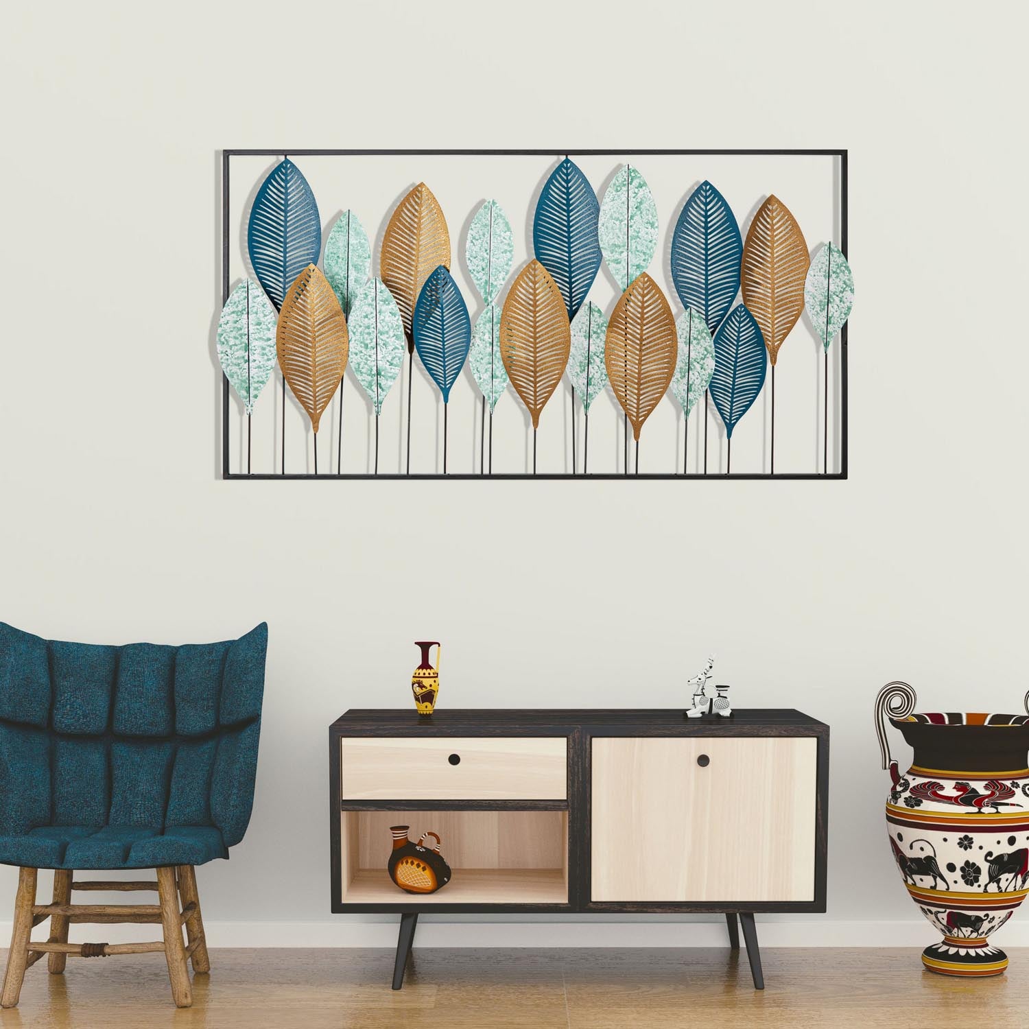 Bilge in Mehrfarbig präsentiert im Onlineshop von KAQTU Design AG. Wanddeko ist von Wallity
