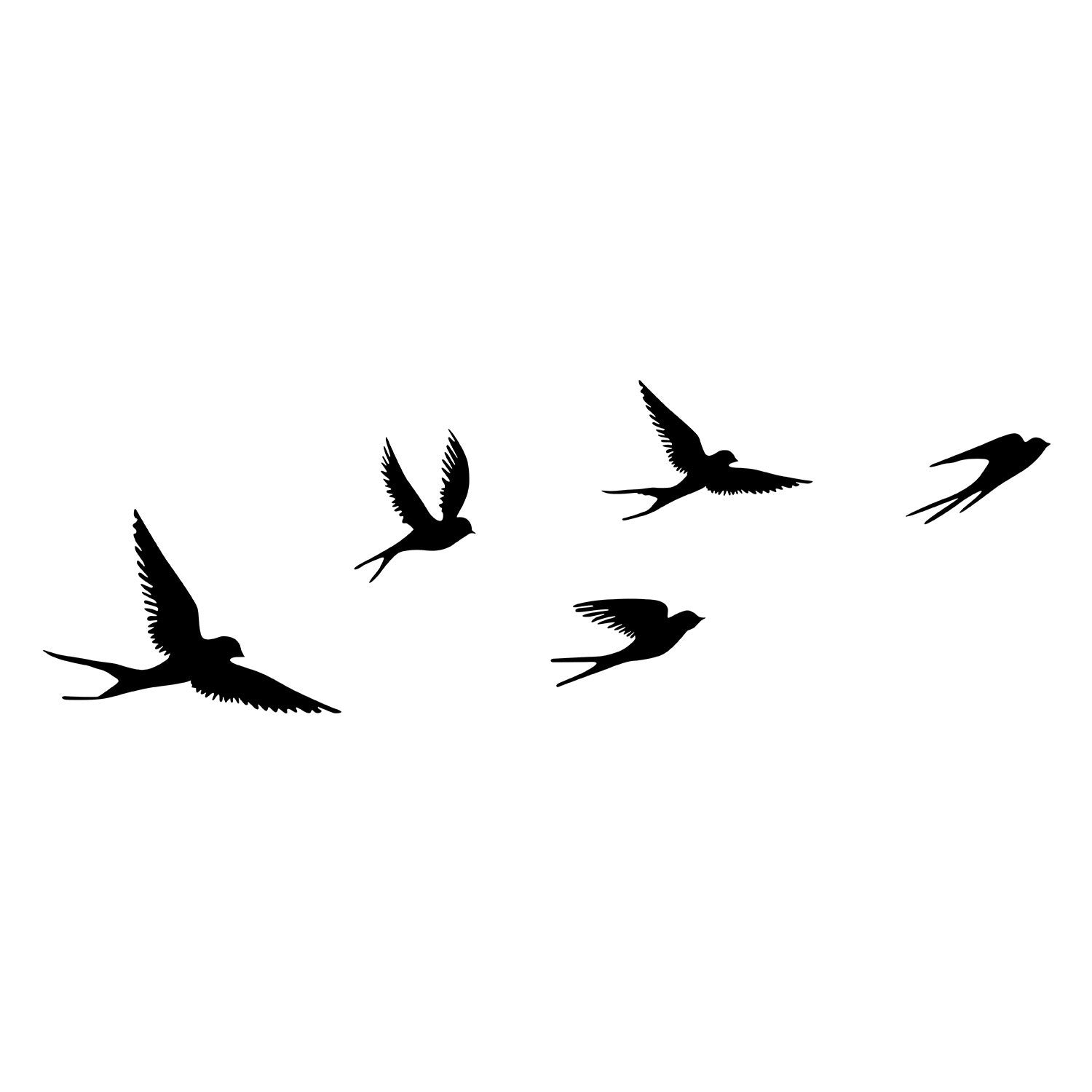 Crow in Schwarz präsentiert im Onlineshop von KAQTU Design AG. Wanddeko ist von Wallity