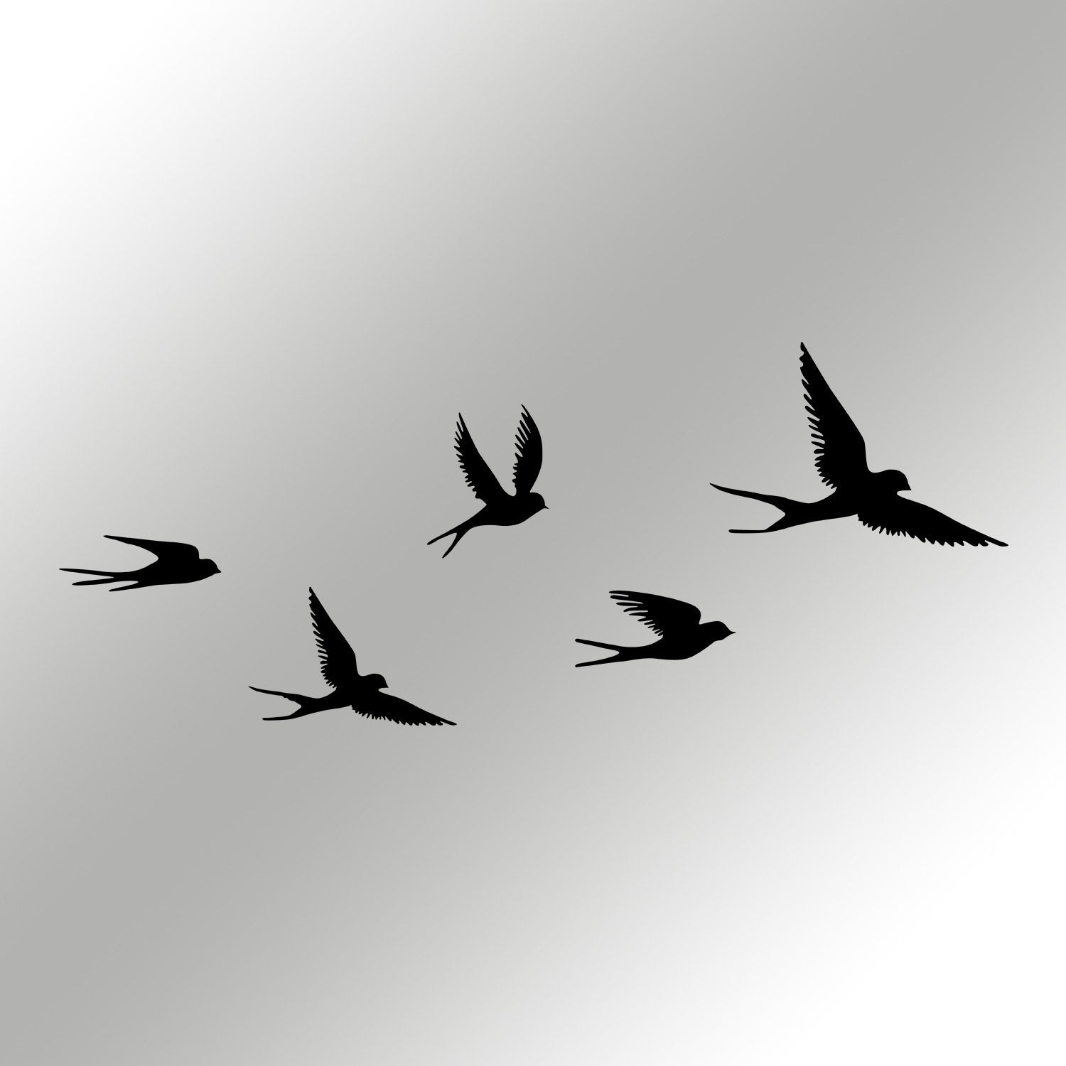 Crow in Schwarz präsentiert im Onlineshop von KAQTU Design AG. Wanddeko ist von Wallity