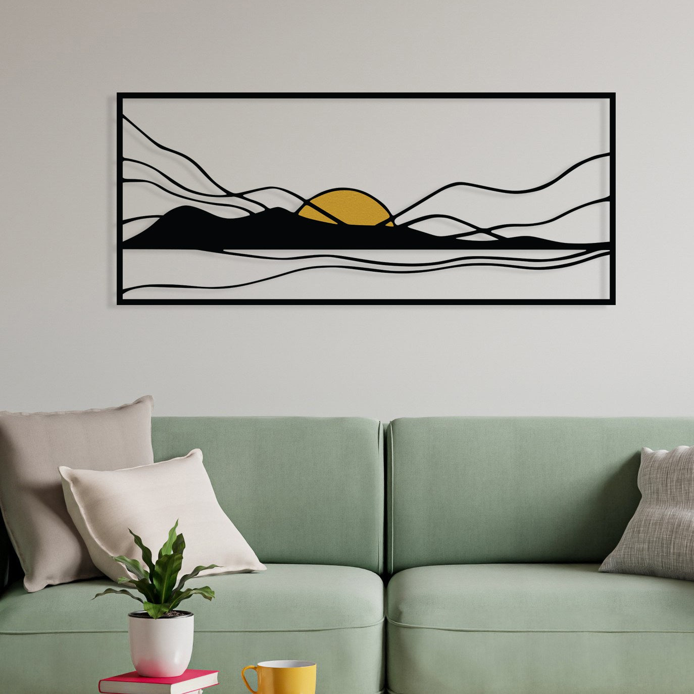 Cerro in Mehrfarbig präsentiert im Onlineshop von KAQTU Design AG. Wanddeko ist von Wallity