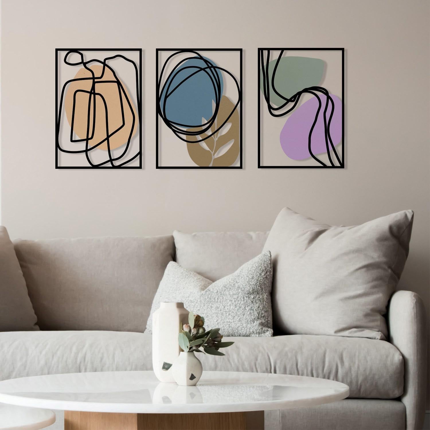 Viyana in Mehrfarbig präsentiert im Onlineshop von KAQTU Design AG. Wanddeko ist von Wallity