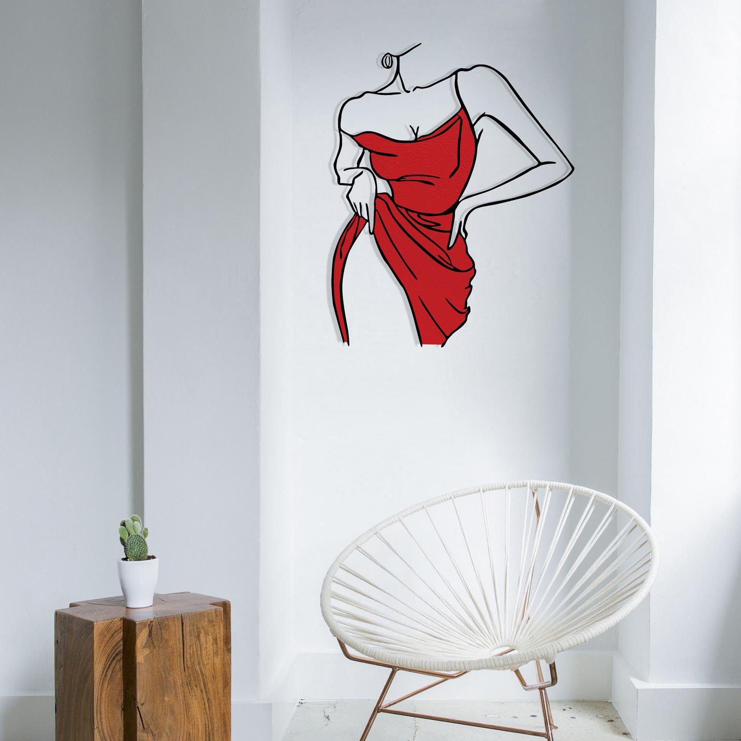 Natalie in Mehrfarbig präsentiert im Onlineshop von KAQTU Design AG. Wanddeko ist von Wallity