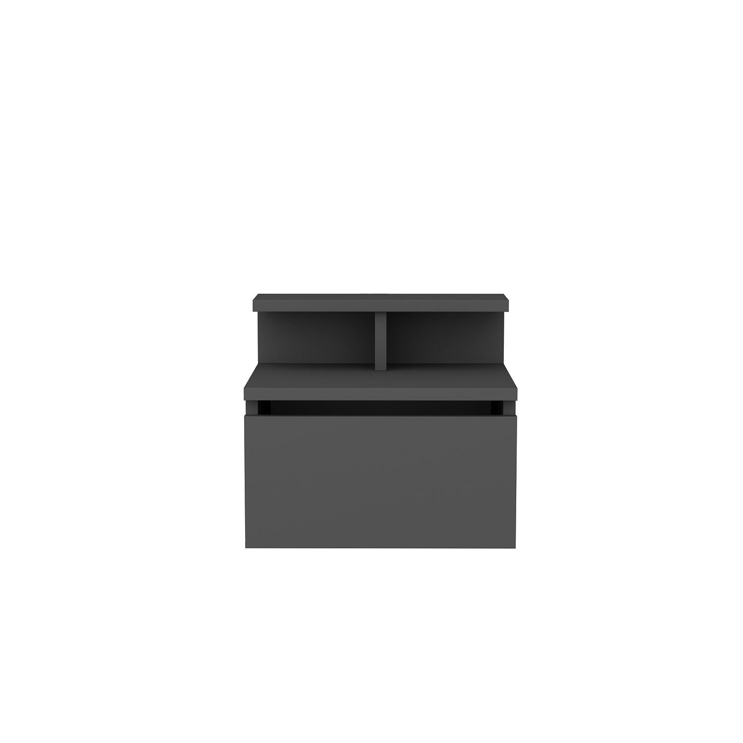Alice - Anthracite in Anthrazit präsentiert im Onlineshop von KAQTU Design AG. Nachttisch ist von Hanah Home