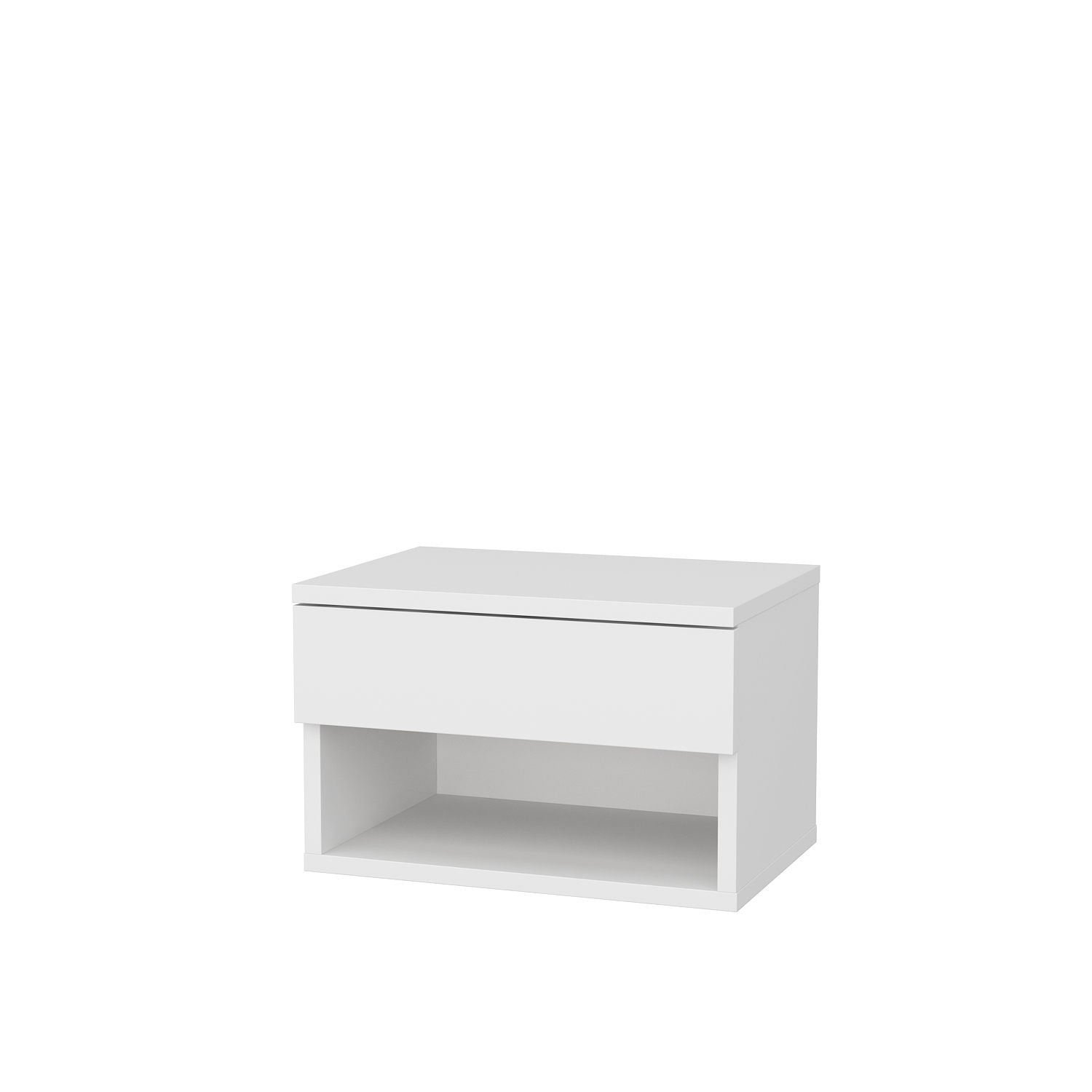 Jamot - White in Weiss präsentiert im Onlineshop von KAQTU Design AG. Nachttisch ist von Hanah Home