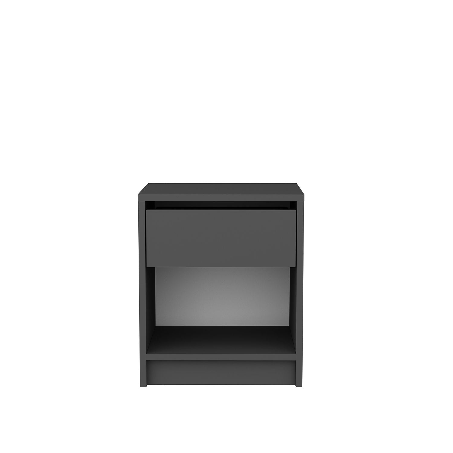 Sheridan - Anthracite in Anthrazit präsentiert im Onlineshop von KAQTU Design AG. Nachttisch ist von Hanah Home