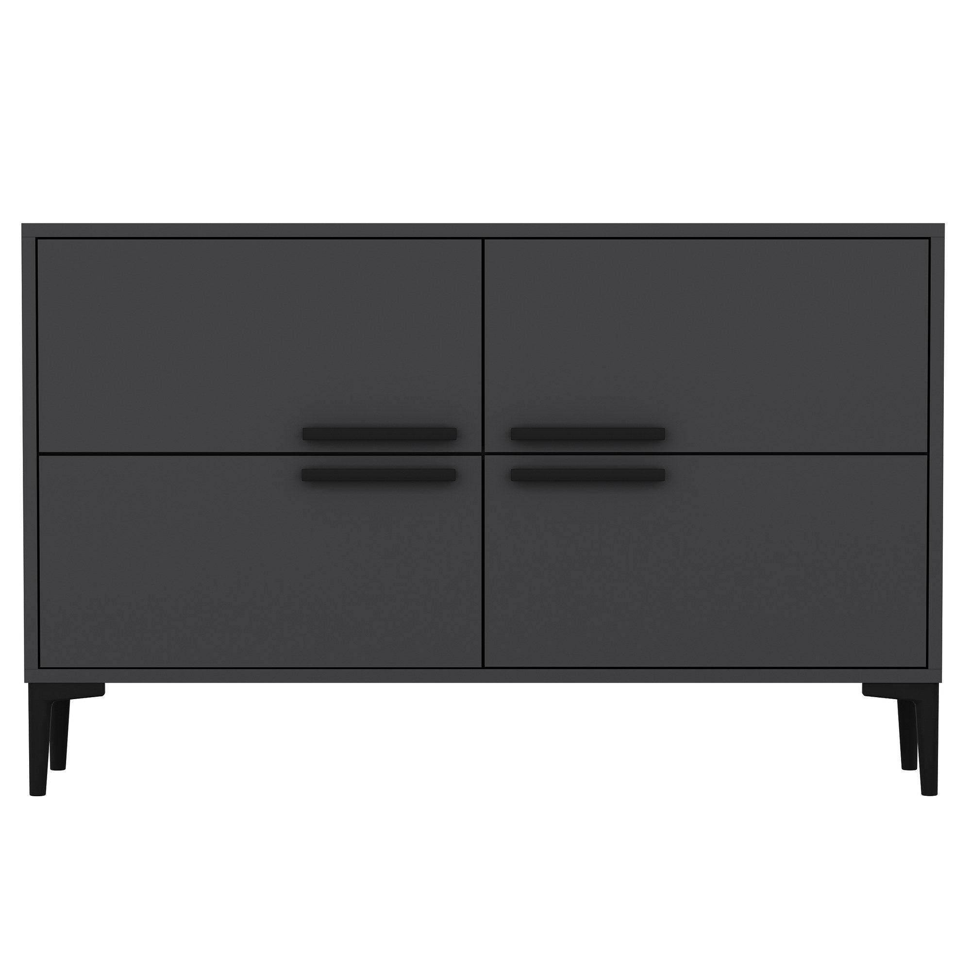 Gestalten Sie Ihr Zuhause mit dem eleganten CTN Sideboard in Anthrazit von Hanah Home. Perfekt für stilvolle Organisation und modernes Design.
