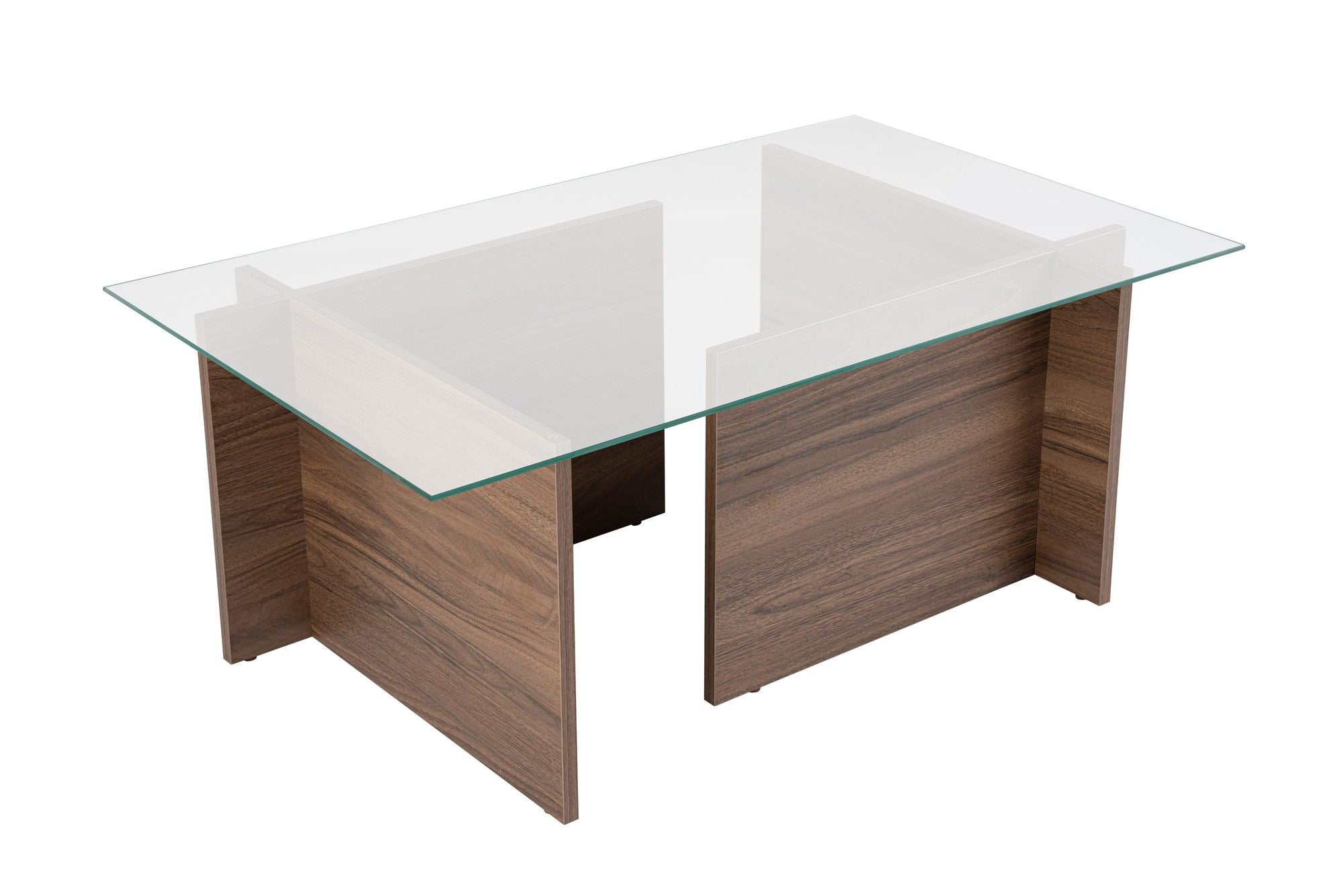 Vetrino - Walnut in Walnuss präsentiert im Onlineshop von KAQTU Design AG. Beistelltisch ist von Nordure