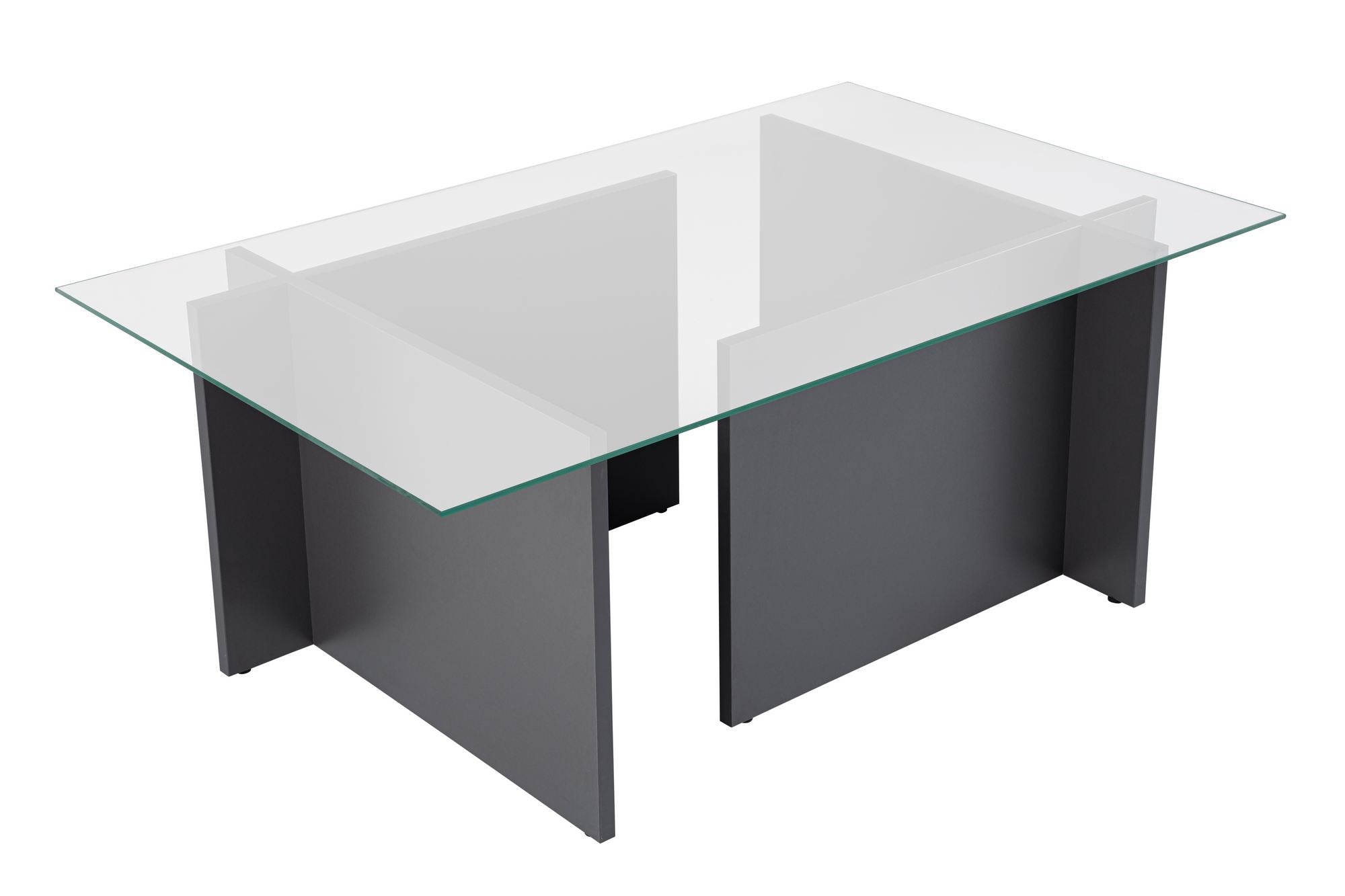 Vetrino - Anthracite in Anthrazit präsentiert im Onlineshop von KAQTU Design AG. Beistelltisch ist von Nordure
