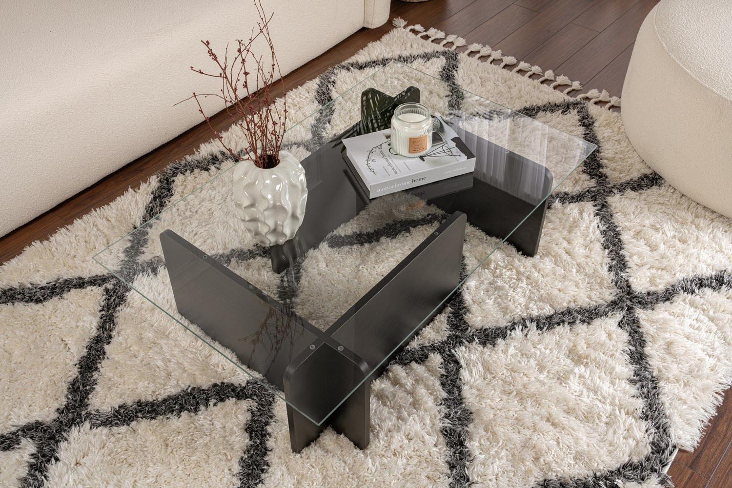 Flavio - Wooden Black in Holz Schwarz präsentiert im Onlineshop von KAQTU Design AG. Beistelltisch ist von Nordure
