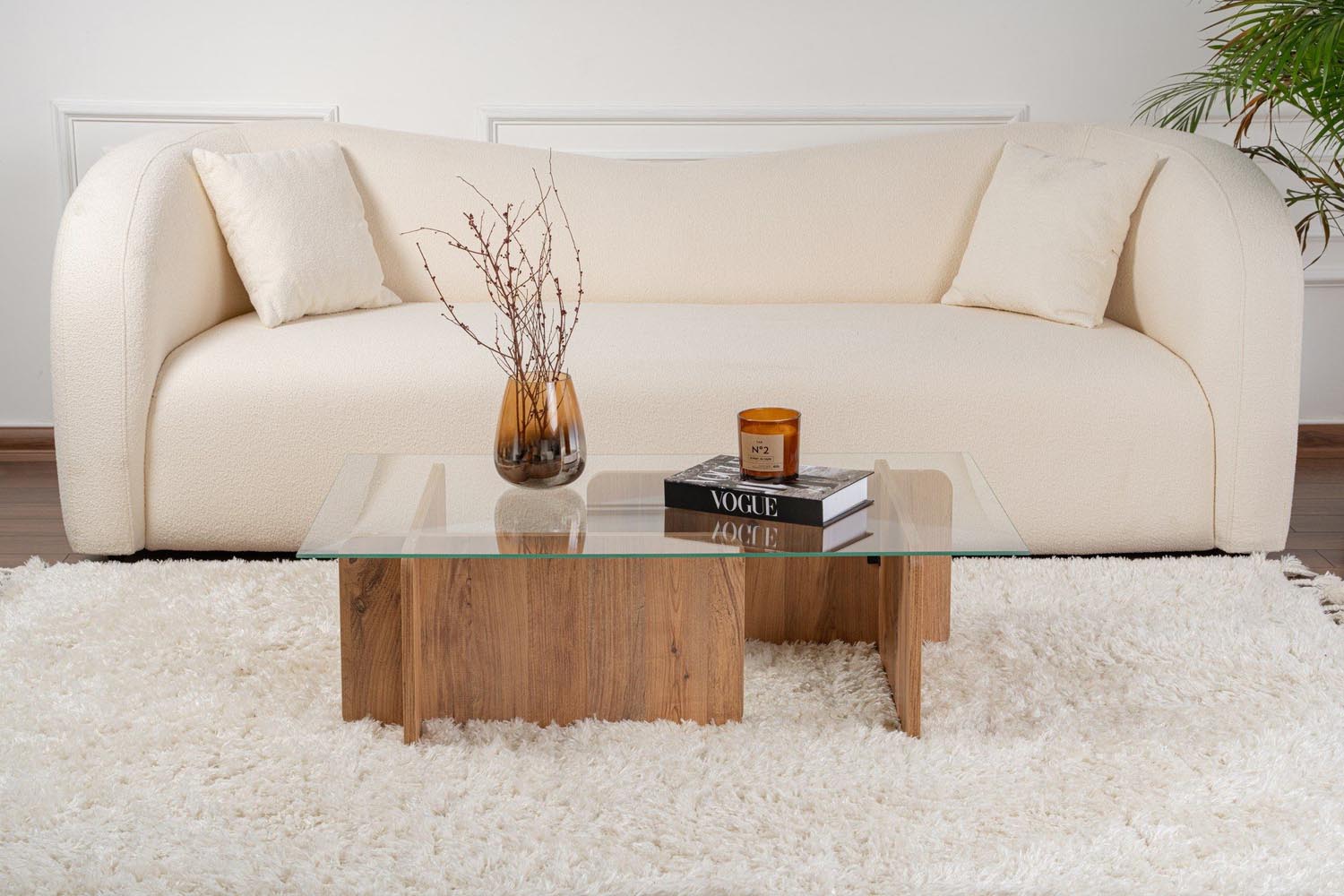 Flavio - Atlantic Pine in Atlantische Kiefer präsentiert im Onlineshop von KAQTU Design AG. Beistelltisch ist von Nordure