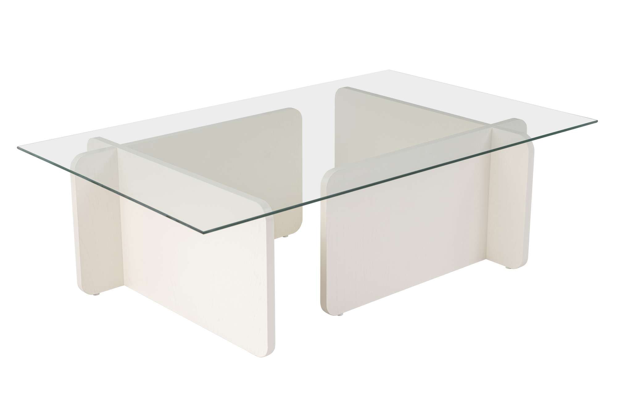Flavio - Wooden White in Holz Weiss präsentiert im Onlineshop von KAQTU Design AG. Beistelltisch ist von Nordure