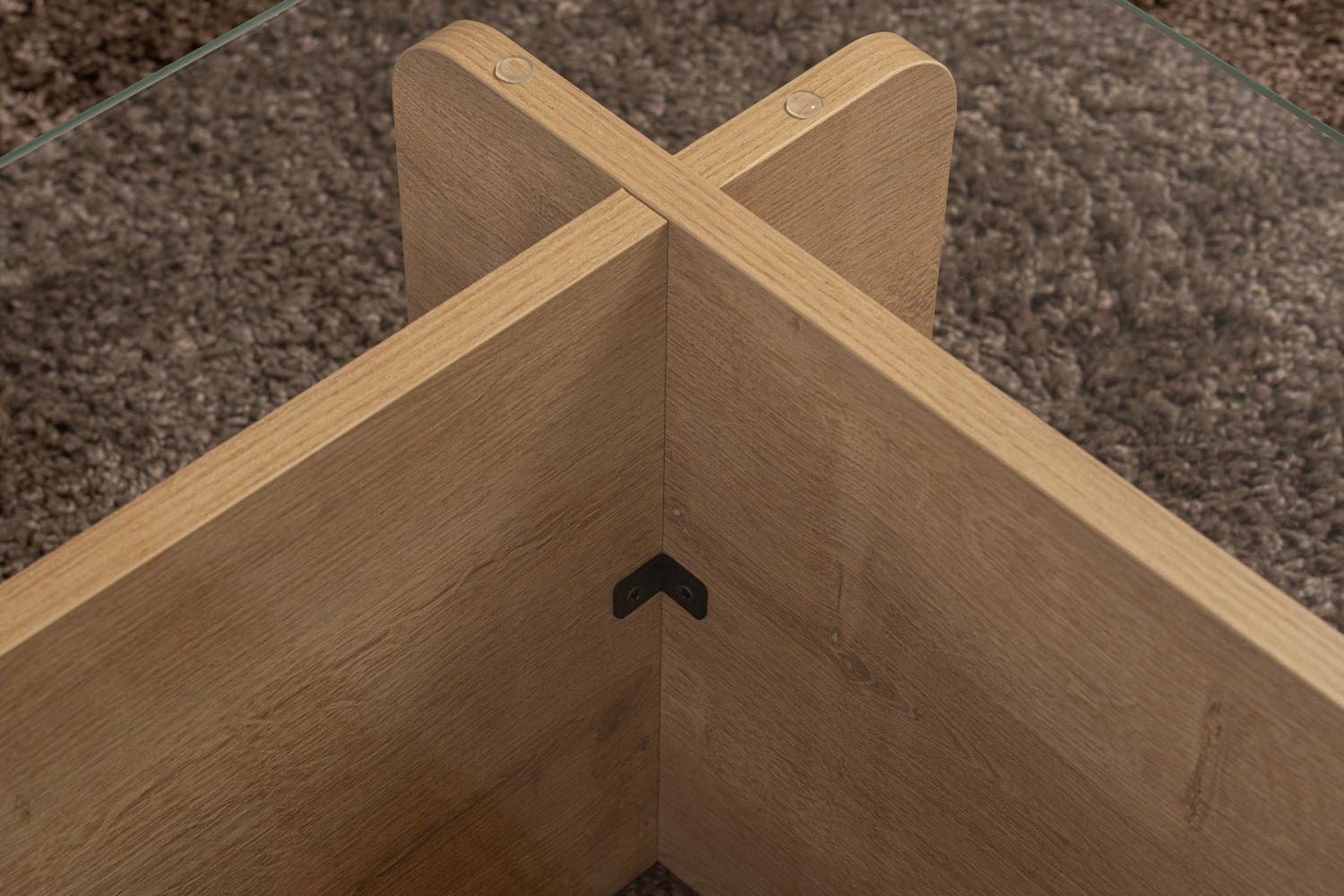 Flavio - Honey Oak in Eiche präsentiert im Onlineshop von KAQTU Design AG. Beistelltisch ist von Nordure
