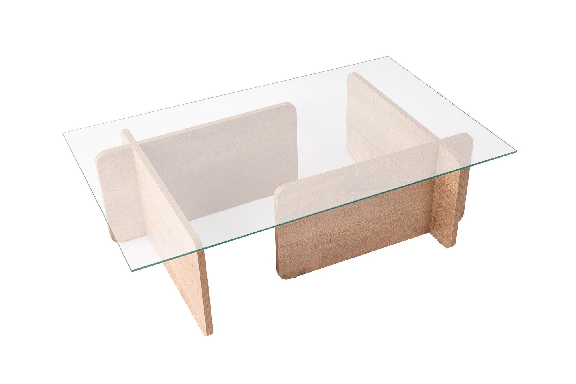 Flavio - Honey Oak in Eiche präsentiert im Onlineshop von KAQTU Design AG. Beistelltisch ist von Nordure
