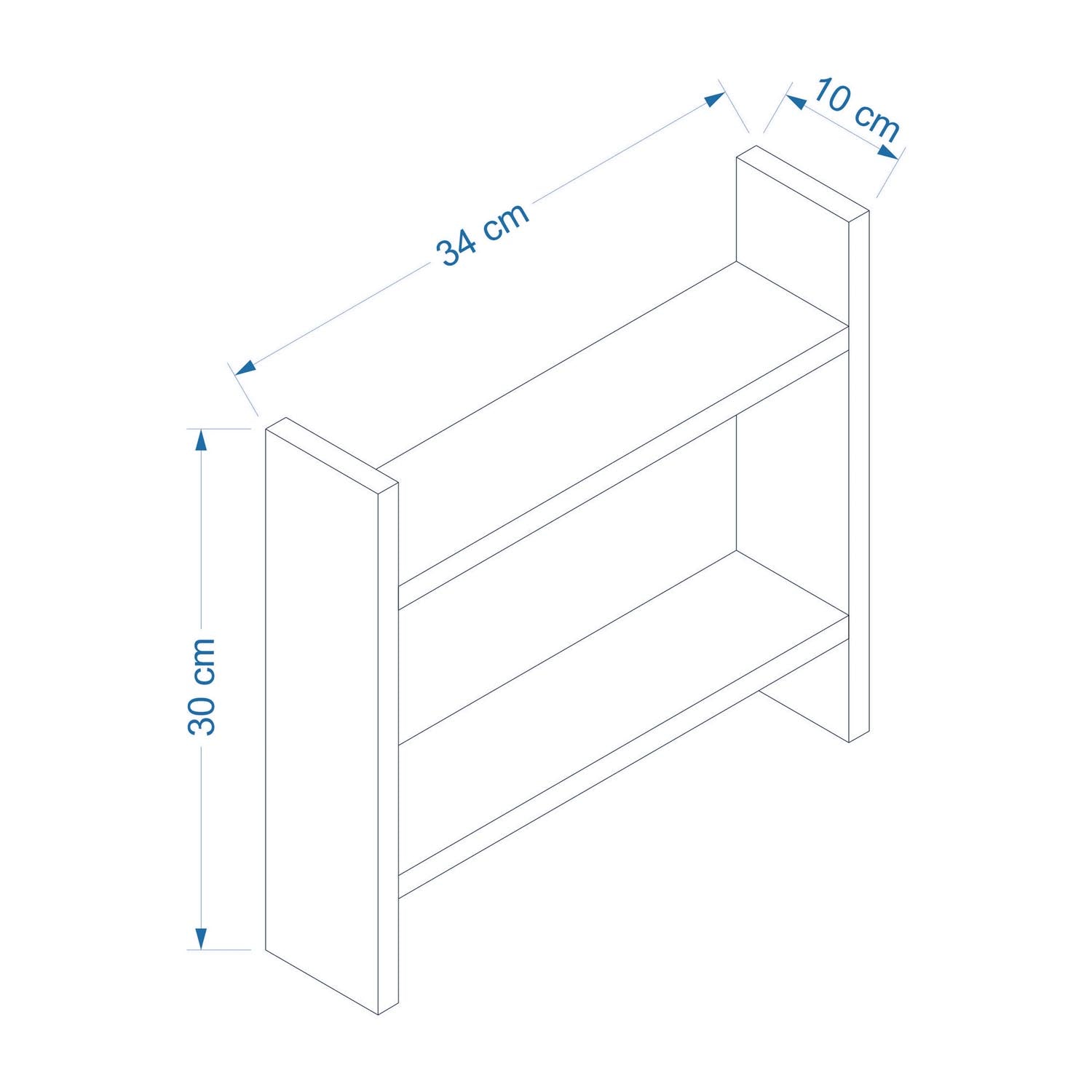Denver - Anthracite in Anthrazit präsentiert im Onlineshop von KAQTU Design AG. Wandregal ist von Hanah Home