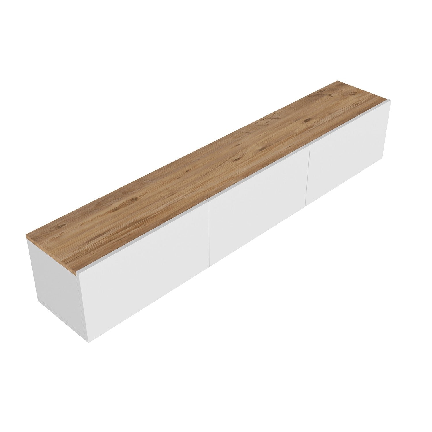 Erleben Sie das West Sideboard von Hanah Home: Elegantes Design aus weißer Atlantischer Kiefer, ideal für stilvolle Ordnung und praktischen Stauraum.