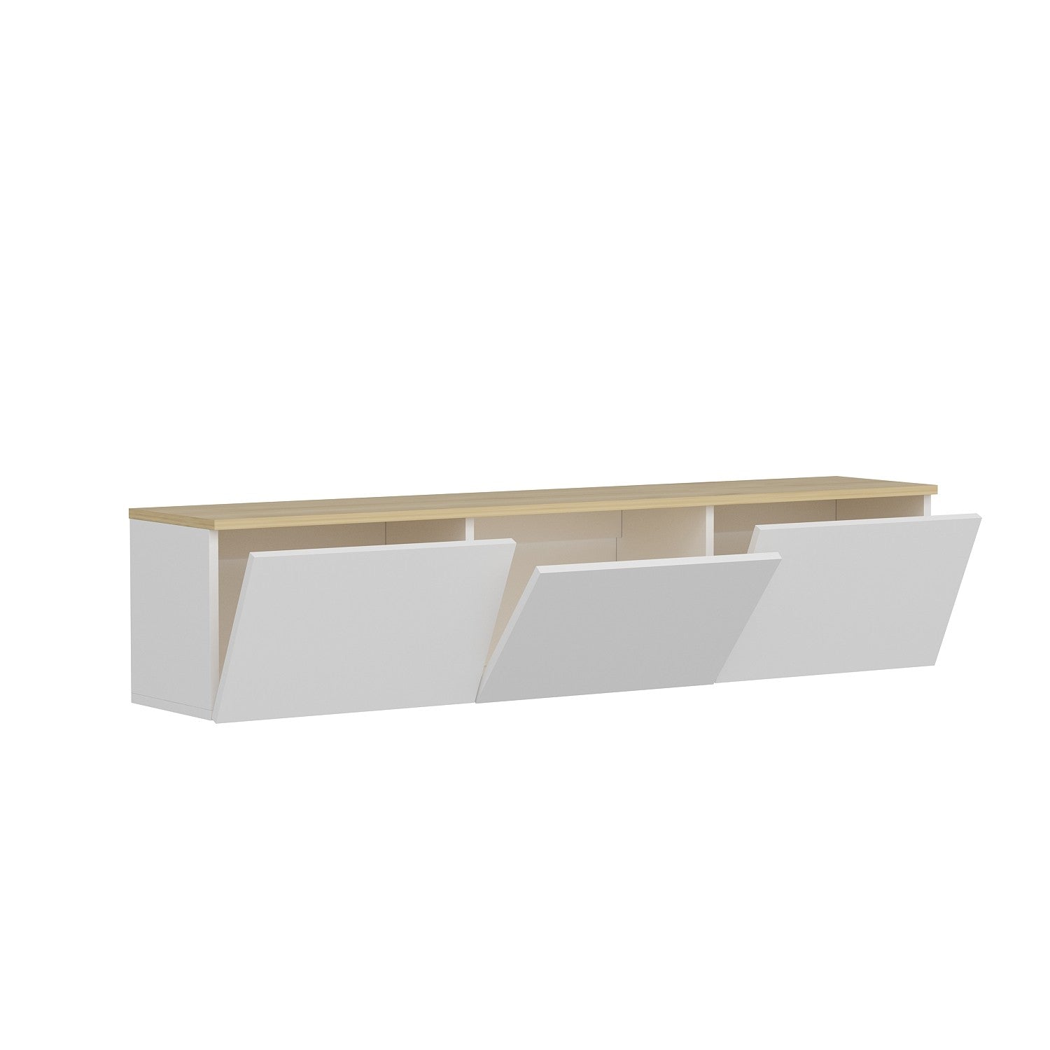 Neon - White in Weisseiche präsentiert im Onlineshop von KAQTU Design AG. Sideboard ist von Hanah Home