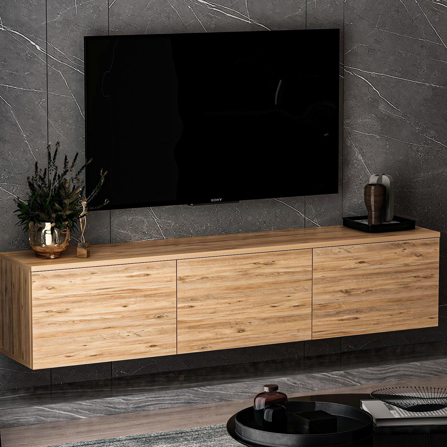 Neon - Atlantic Pine in Atlantische Kiefer präsentiert im Onlineshop von KAQTU Design AG. Sideboard ist von Hanah Home