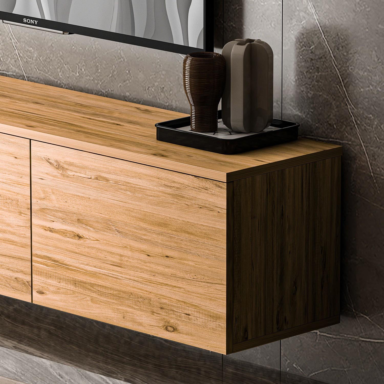 Neon - Atlantic Pine in Atlantische Kiefer präsentiert im Onlineshop von KAQTU Design AG. Sideboard ist von Hanah Home
