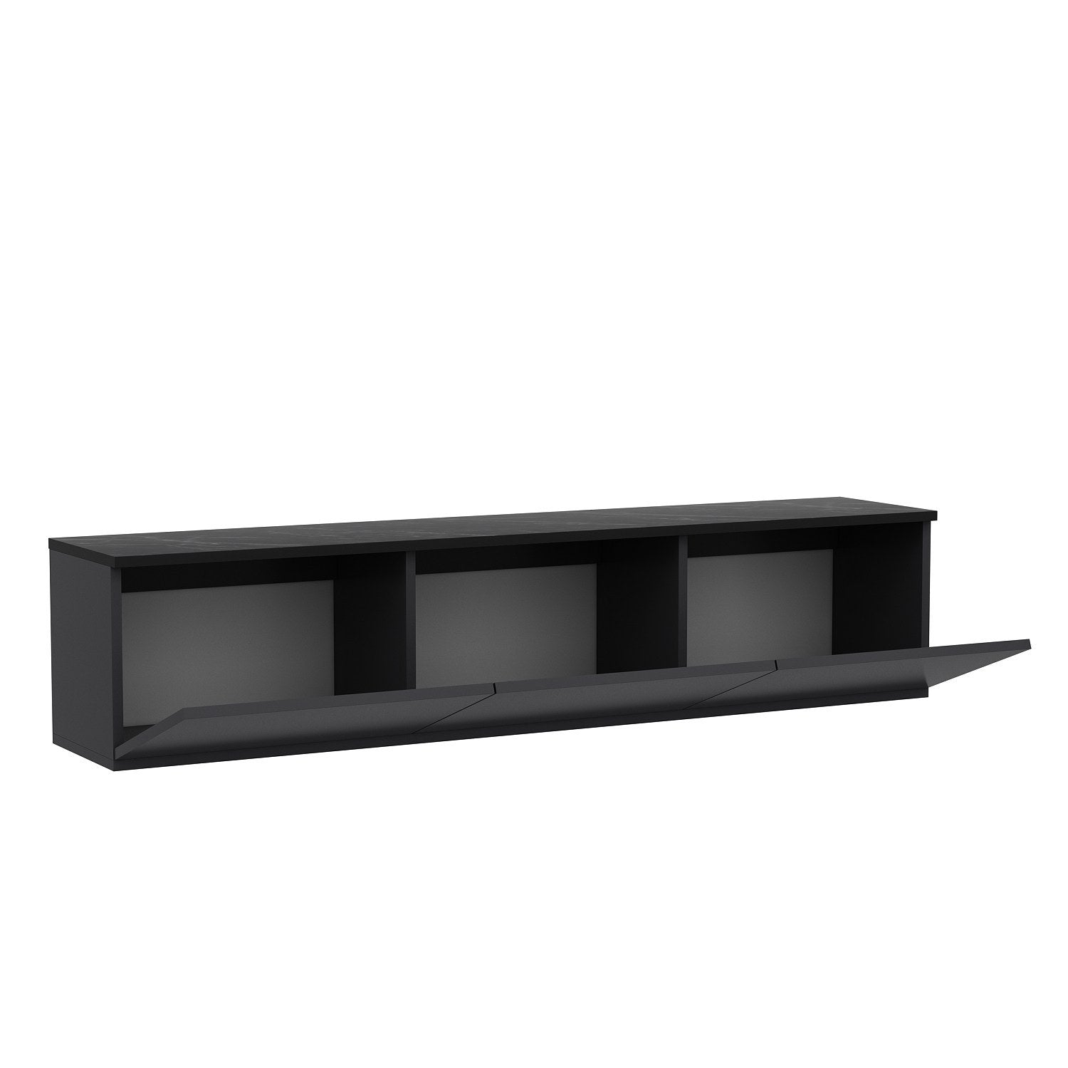 Neon - Anthracite in Anthrazit präsentiert im Onlineshop von KAQTU Design AG. Sideboard ist von Hanah Home