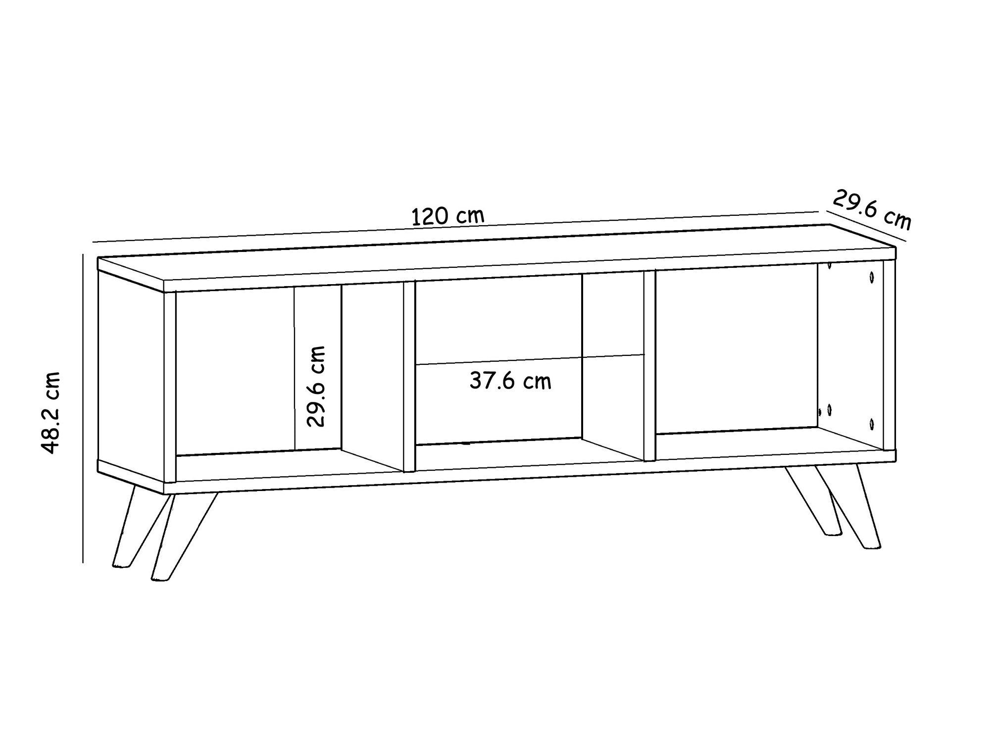 Tina - Sapphire in Saphir präsentiert im Onlineshop von KAQTU Design AG. Sideboard ist von Hanah Home