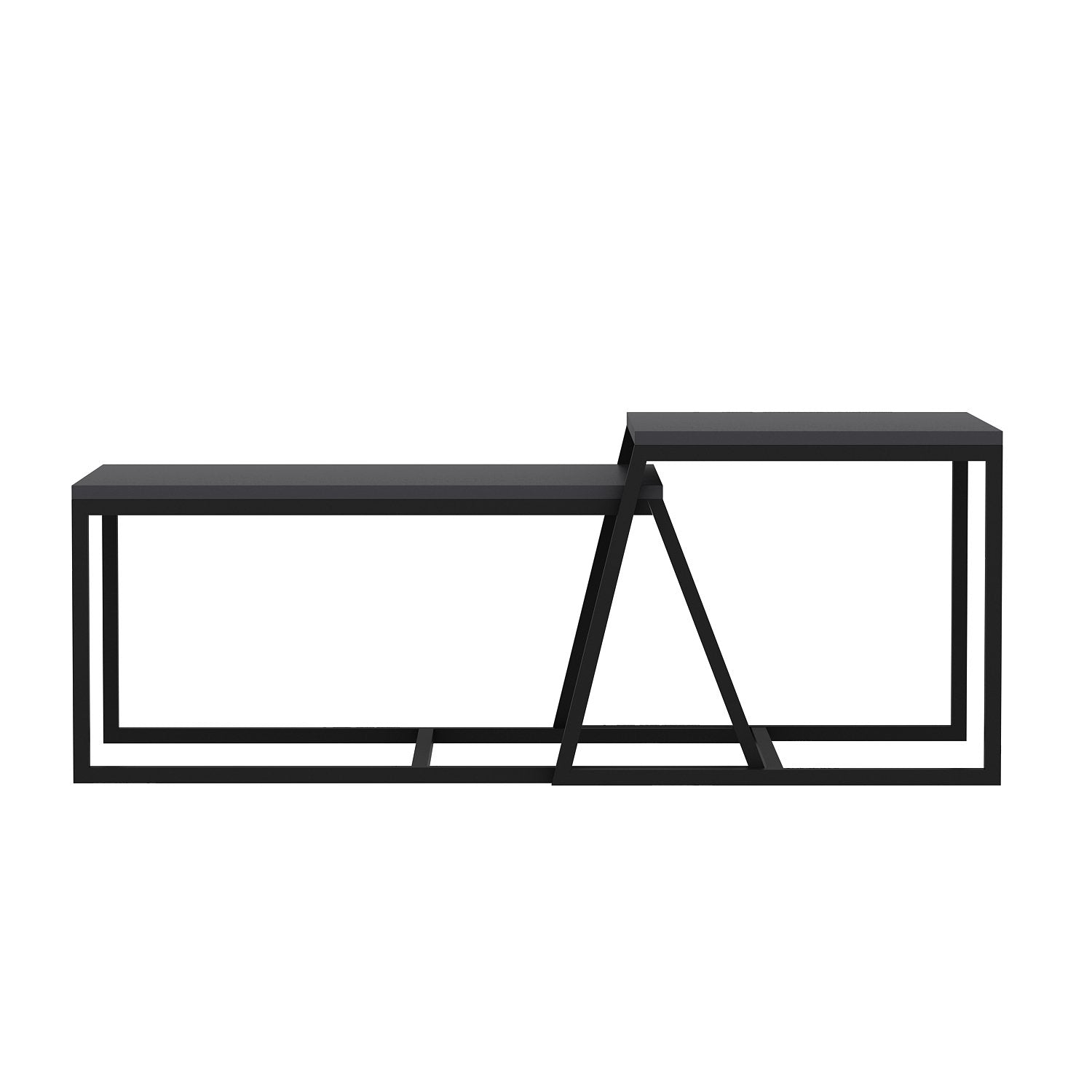 Minimal - Anthracite in Anthrazit präsentiert im Onlineshop von KAQTU Design AG. Beistelltisch ist von Hanah Home