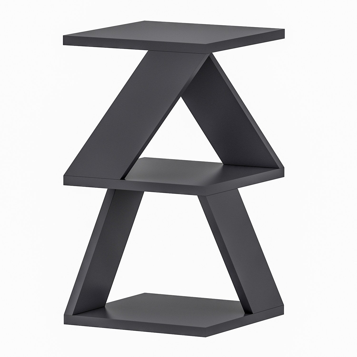 Albeni - Anthracite in Anthrazit präsentiert im Onlineshop von KAQTU Design AG. Beistelltisch ist von Hanah Home
