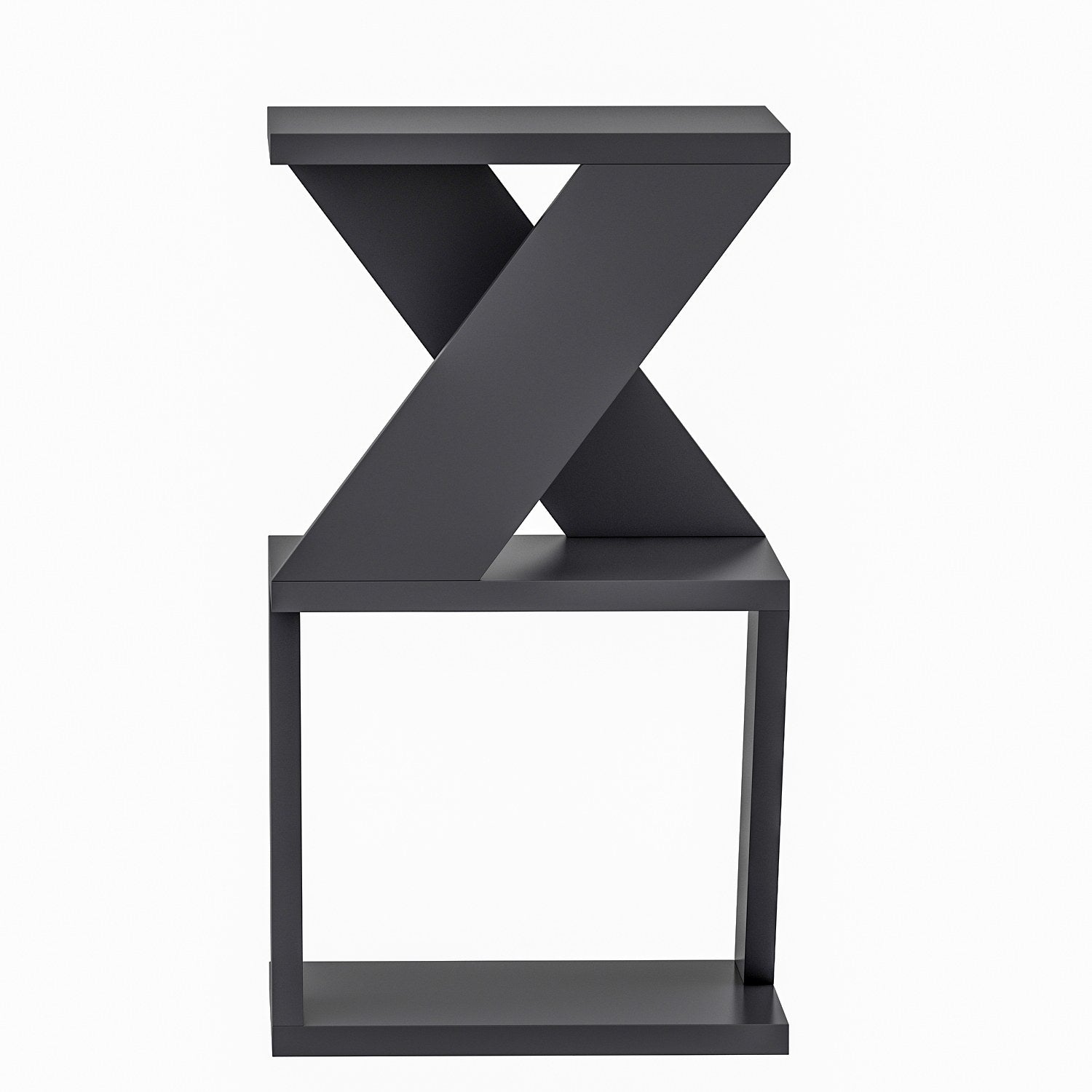 Albeni - Anthracite in Anthrazit präsentiert im Onlineshop von KAQTU Design AG. Beistelltisch ist von Hanah Home