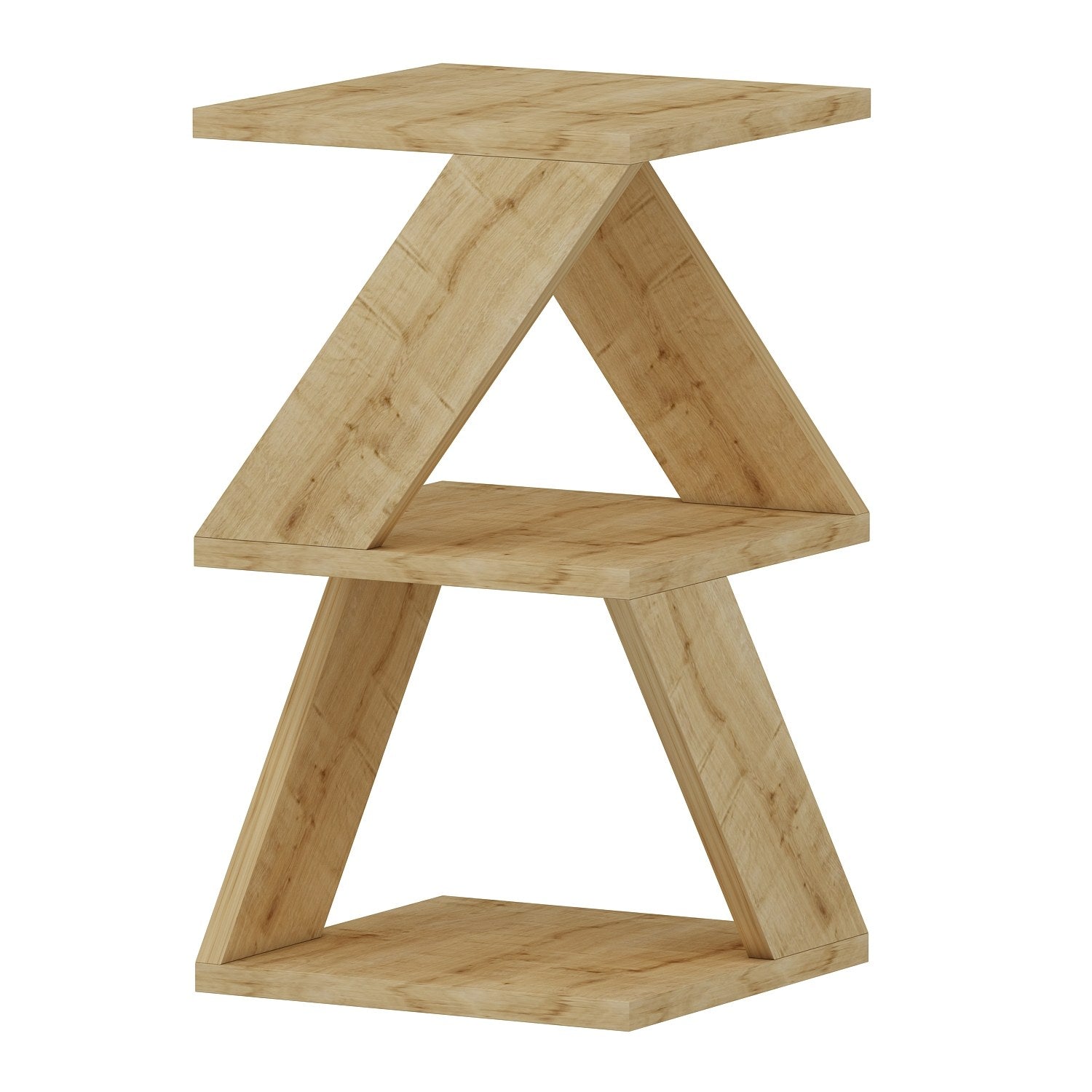 Albeni - Sapphire Oak in Saphir- Eiche präsentiert im Onlineshop von KAQTU Design AG. Beistelltisch ist von Hanah Home