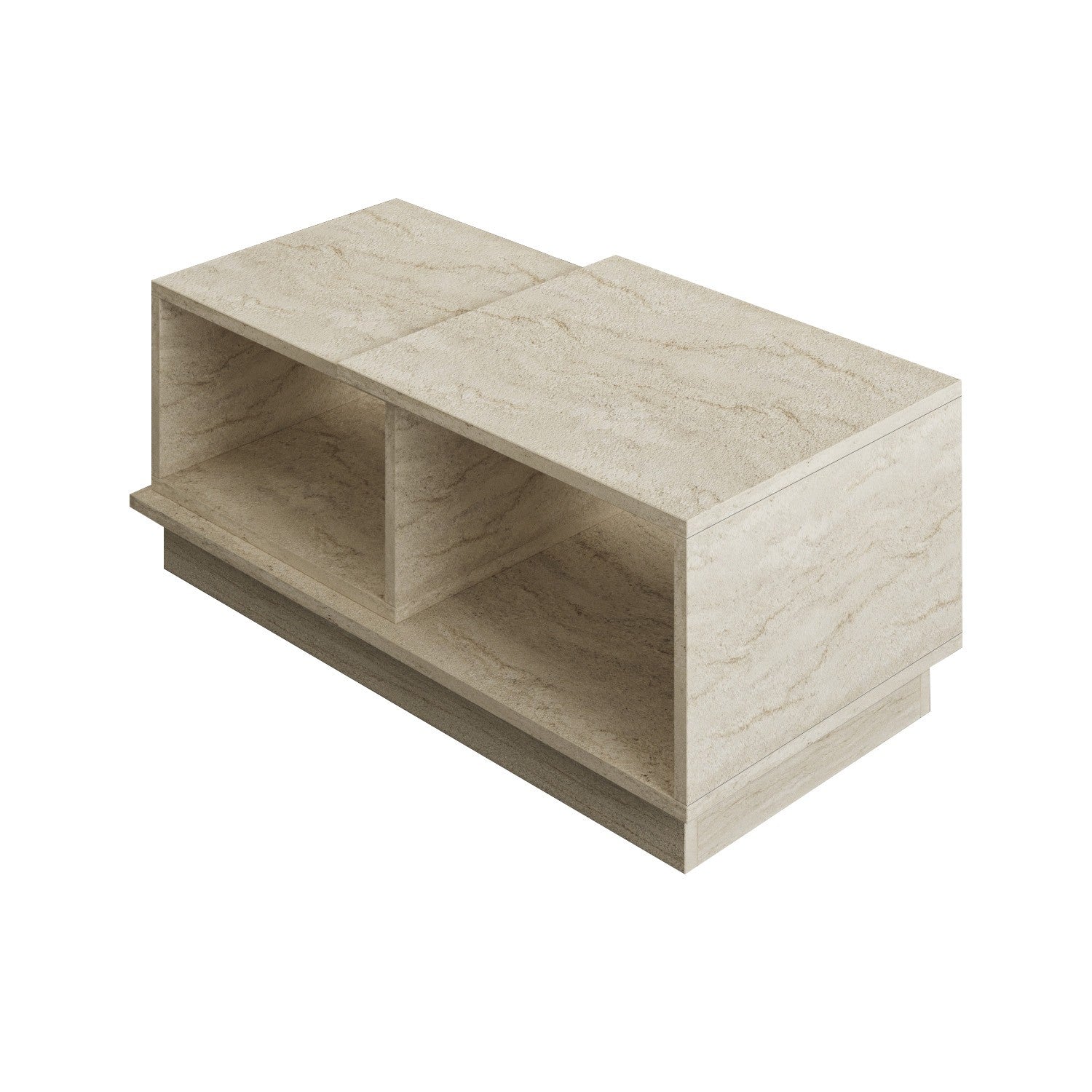 Consept - Travertine in Travertin präsentiert im Onlineshop von KAQTU Design AG. Beistelltisch ist von Hanah Home