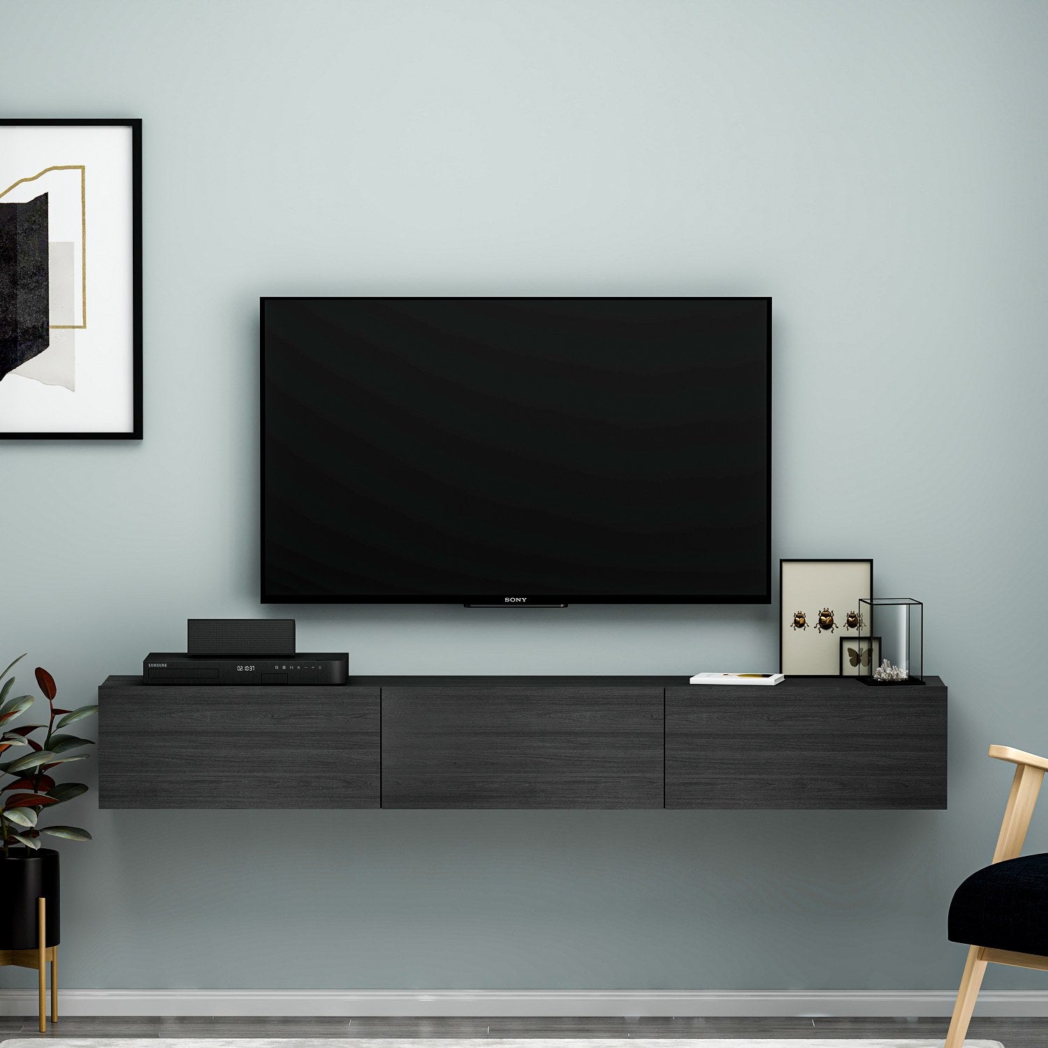 Terra - Black in Schwarz präsentiert im Onlineshop von KAQTU Design AG. Sideboard ist von Hanah Home