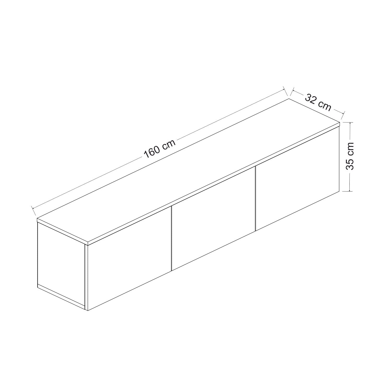Neon Illuminated - Travertine in Travertin präsentiert im Onlineshop von KAQTU Design AG. Sideboard ist von Hanah Home