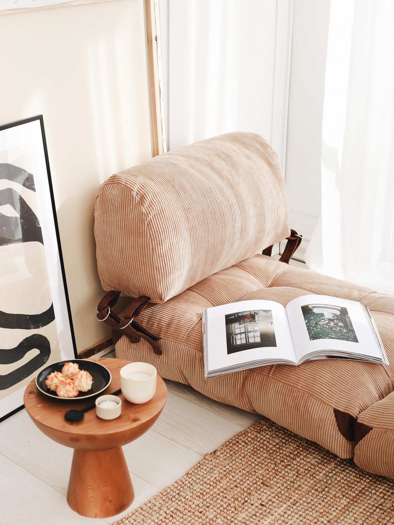 Fold Kadife - Camel in Kamel präsentiert im Onlineshop von KAQTU Design AG. Bettsofa ist von Atelier Del Sofa