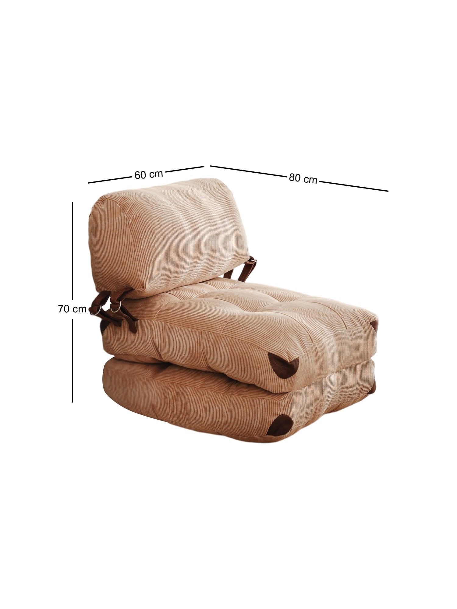 Fold Kadife - Camel in Kamel präsentiert im Onlineshop von KAQTU Design AG. Bettsofa ist von Atelier Del Sofa