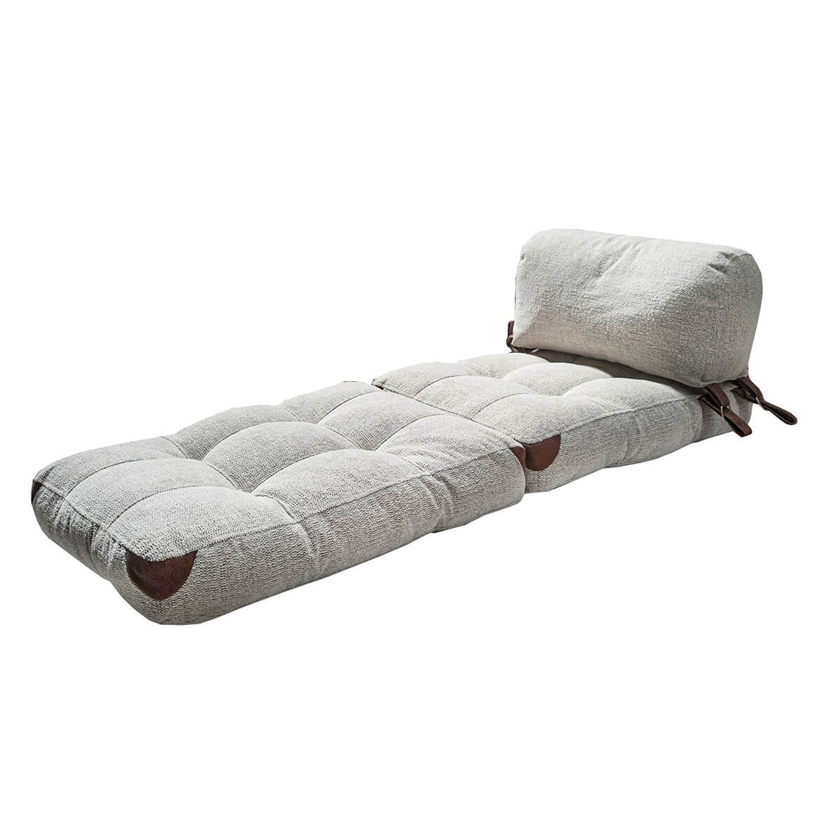 Fold Teddy - Grey in Grau präsentiert im Onlineshop von KAQTU Design AG. Bettsofa ist von Atelier Del Sofa
