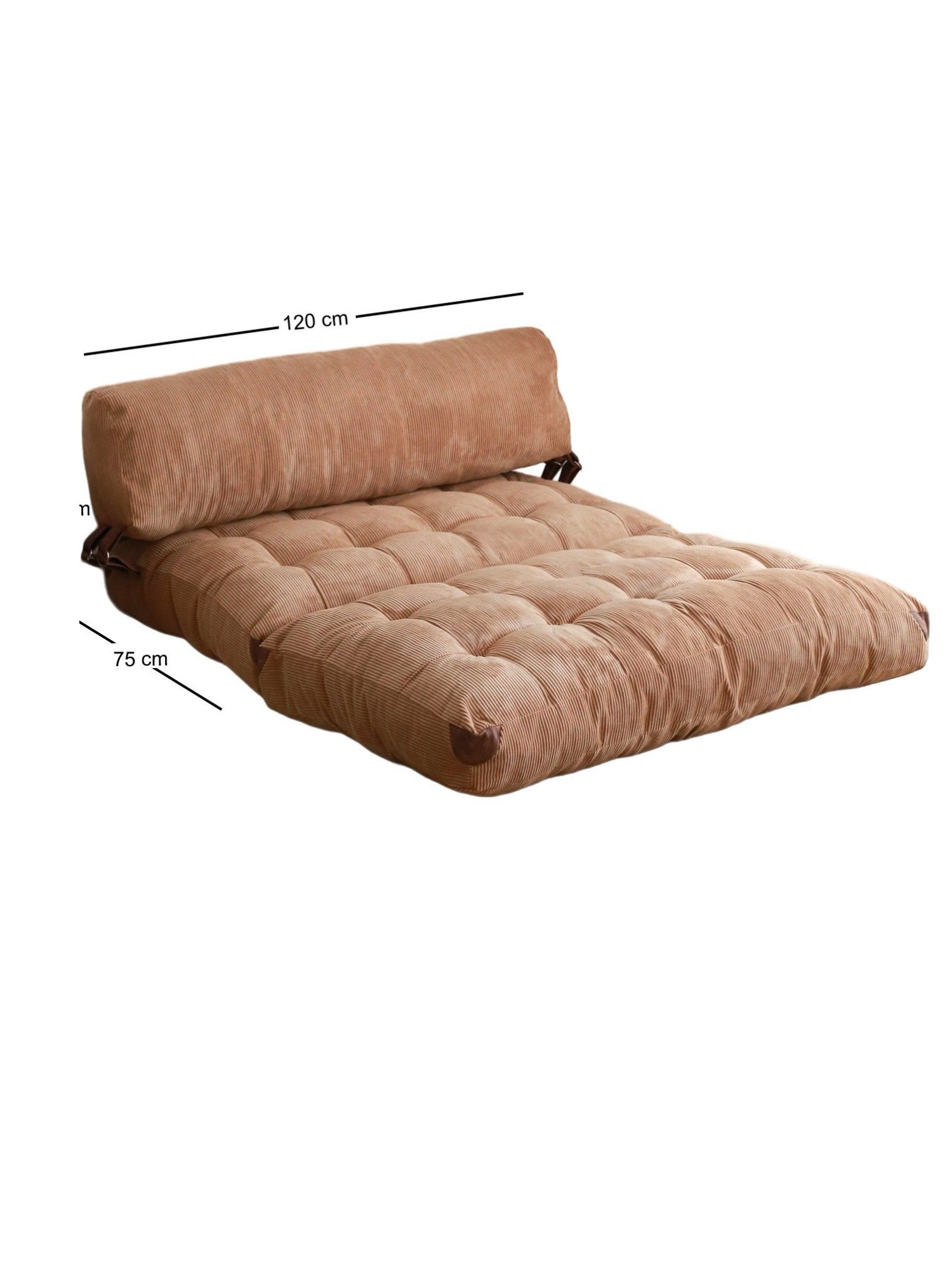 Fold Kadife 2 - Camel in Kamel präsentiert im Onlineshop von KAQTU Design AG. Bettsofa ist von Atelier Del Sofa
