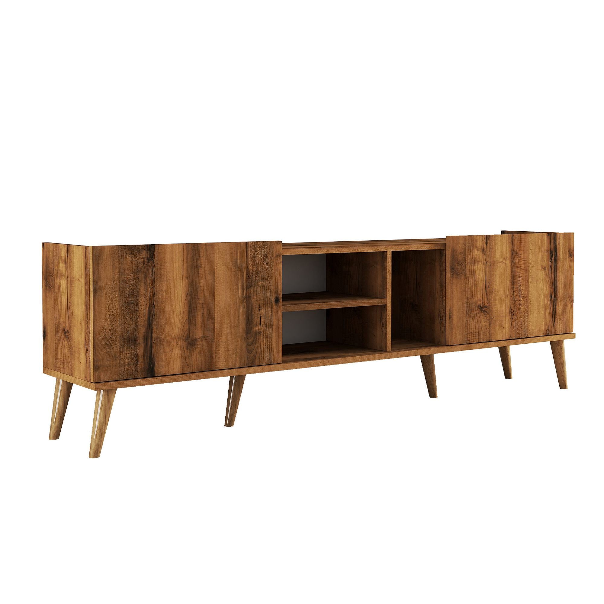 Lotus - 1340 in Walnuss präsentiert im Onlineshop von KAQTU Design AG. Sideboard ist von Hanah Home