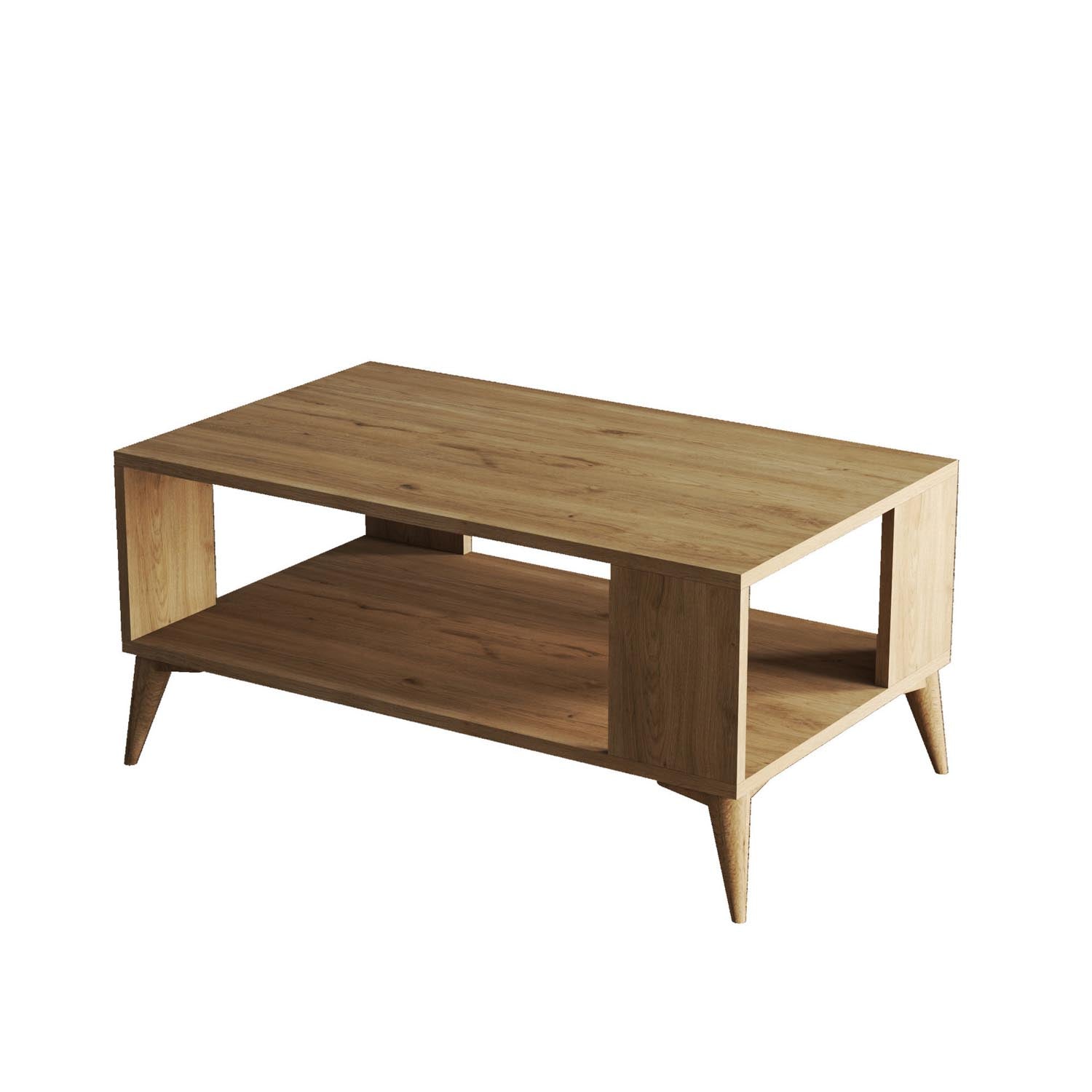 Authentic 2060 in Eiche präsentiert im Onlineshop von KAQTU Design AG. Beistelltisch ist von Hanah Home