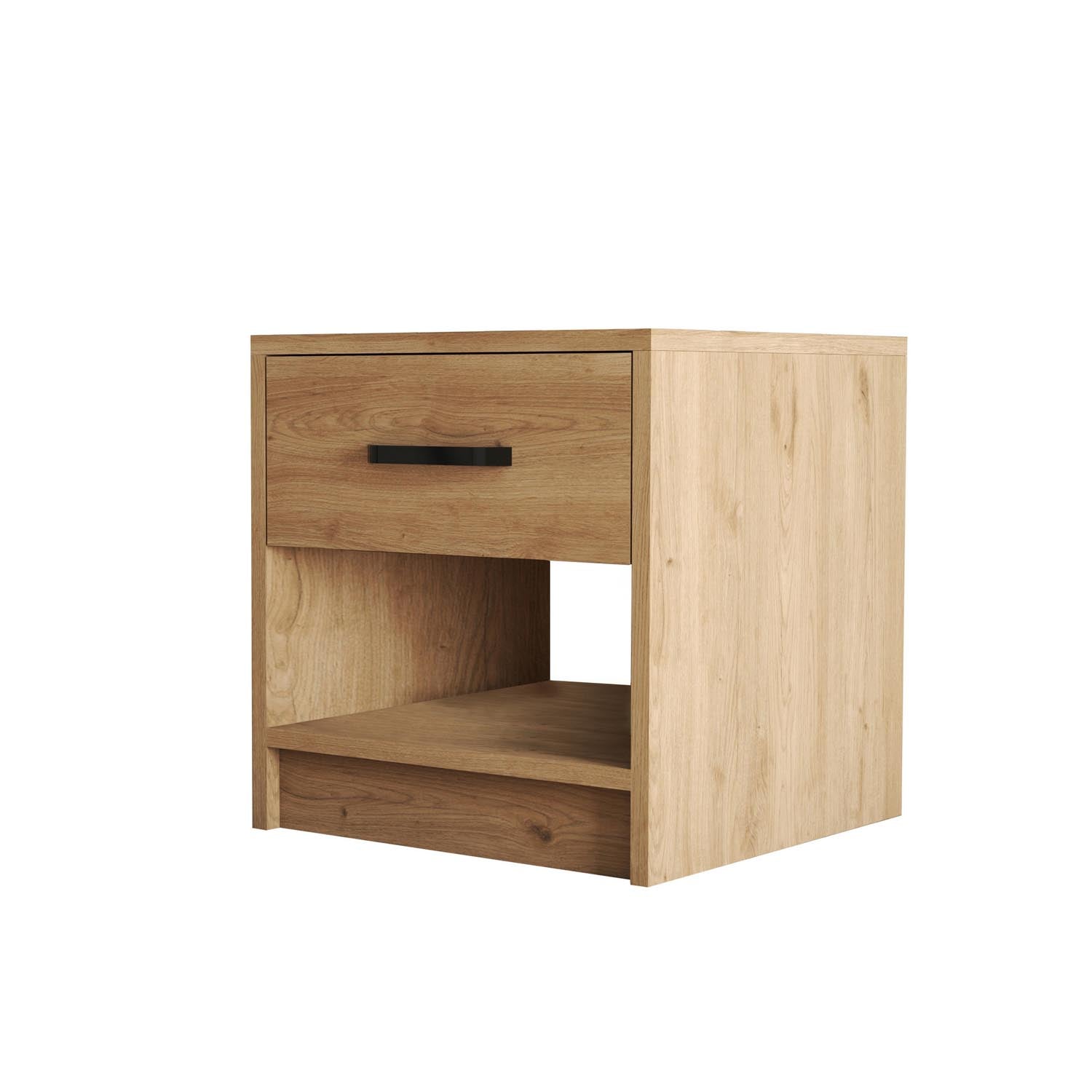 Grande 3622 in Eiche präsentiert im Onlineshop von KAQTU Design AG. Nachttisch ist von Hanah Home