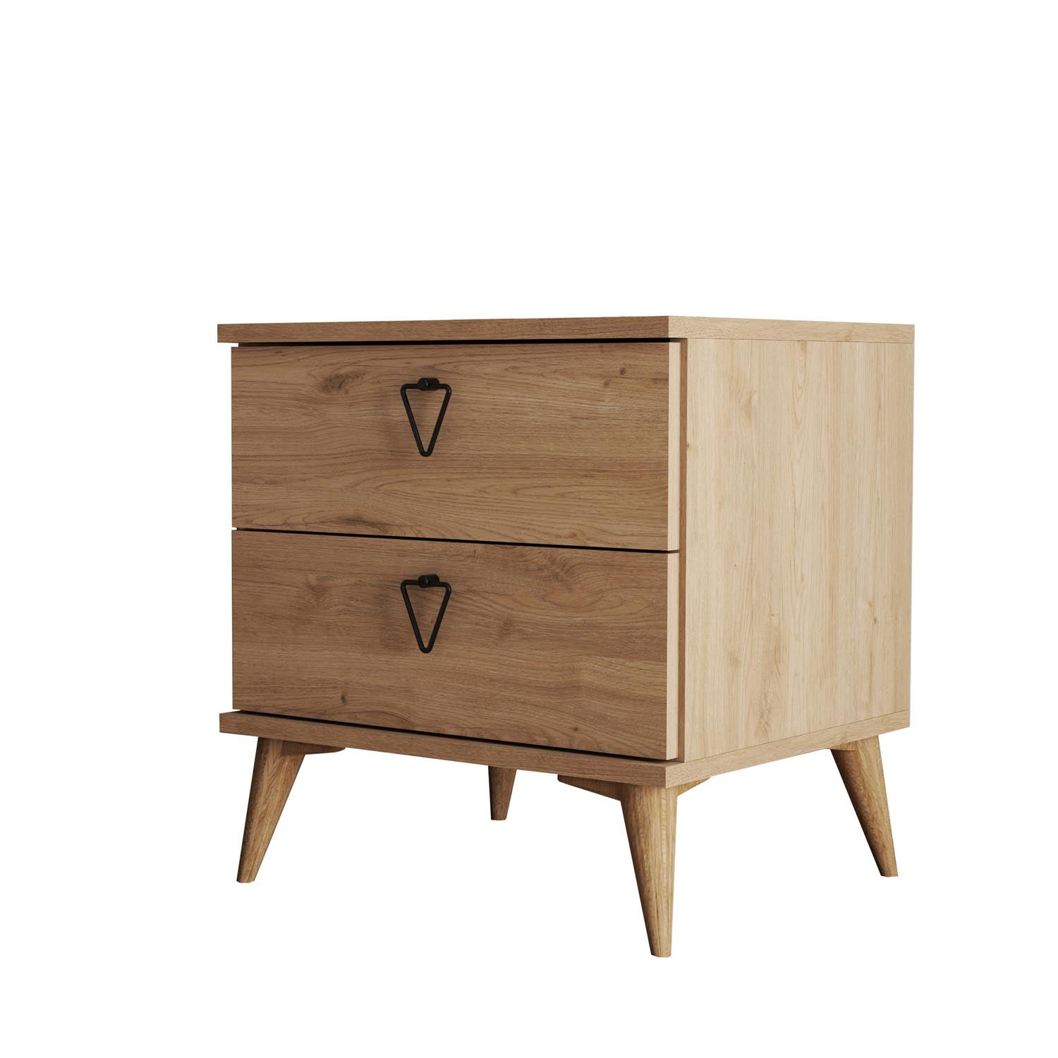 Versa-Ce 3632 in Eiche präsentiert im Onlineshop von KAQTU Design AG. Nachttisch ist von Hanah Home