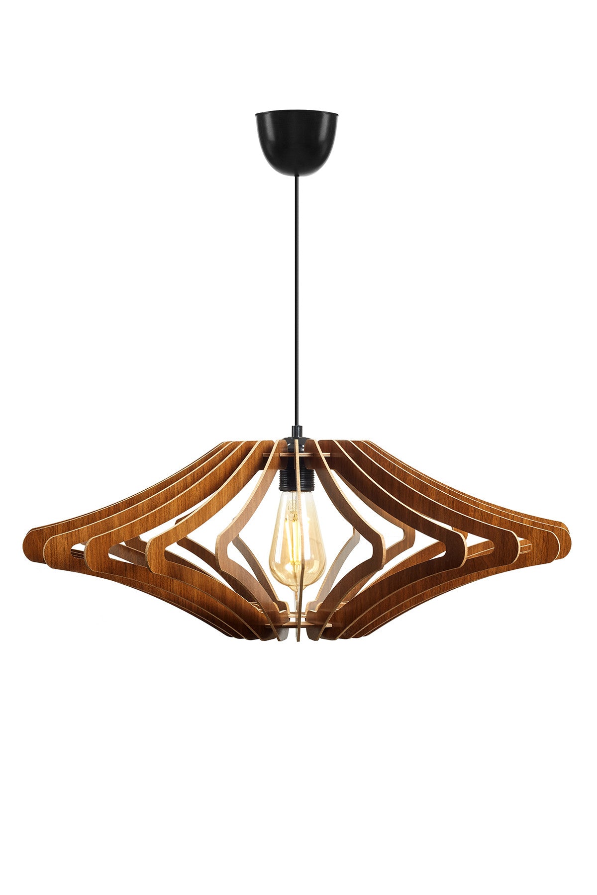 168 in Walnuss präsentiert im Onlineshop von KAQTU Design AG. Pendelleuchte ist von Opviq