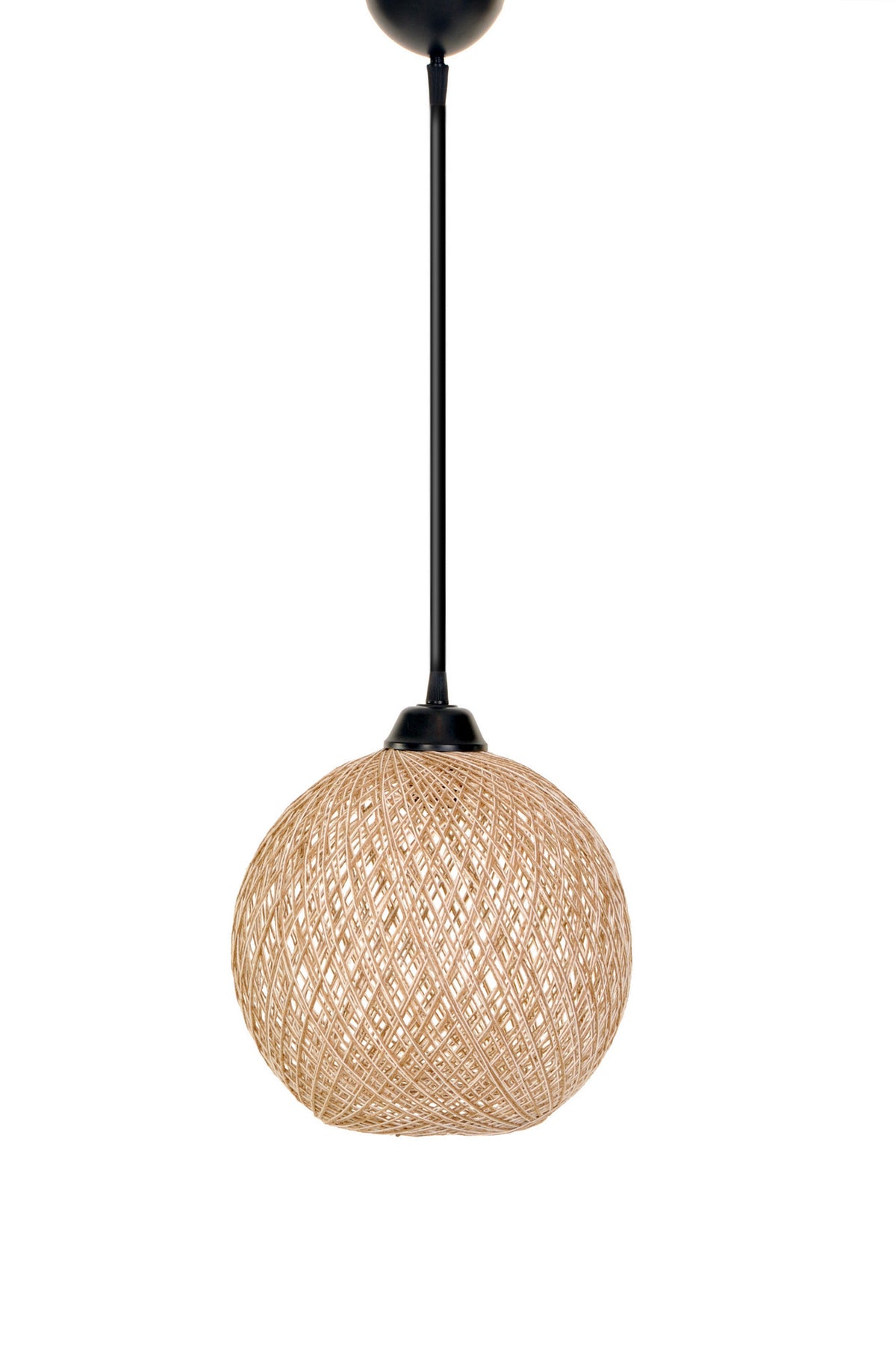 190 Pendellampe - Weiss
 Braun in Weiss / Braun präsentiert im Onlineshop von KAQTU Design AG. Pendelleuchte ist von Opviq