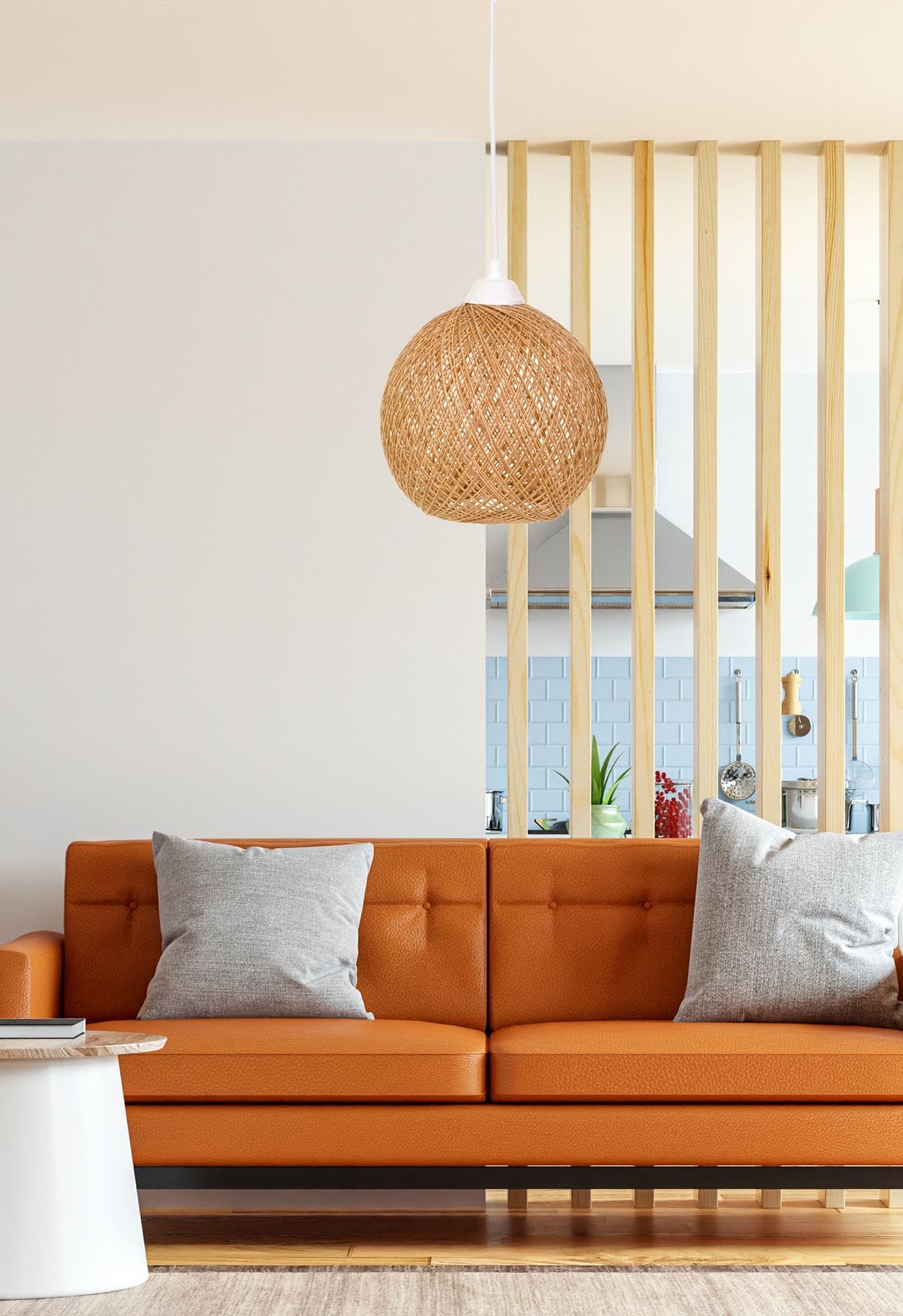 190 - JE in Ecru
 Braun präsentiert im Onlineshop von KAQTU Design AG. Pendelleuchte ist von Opviq