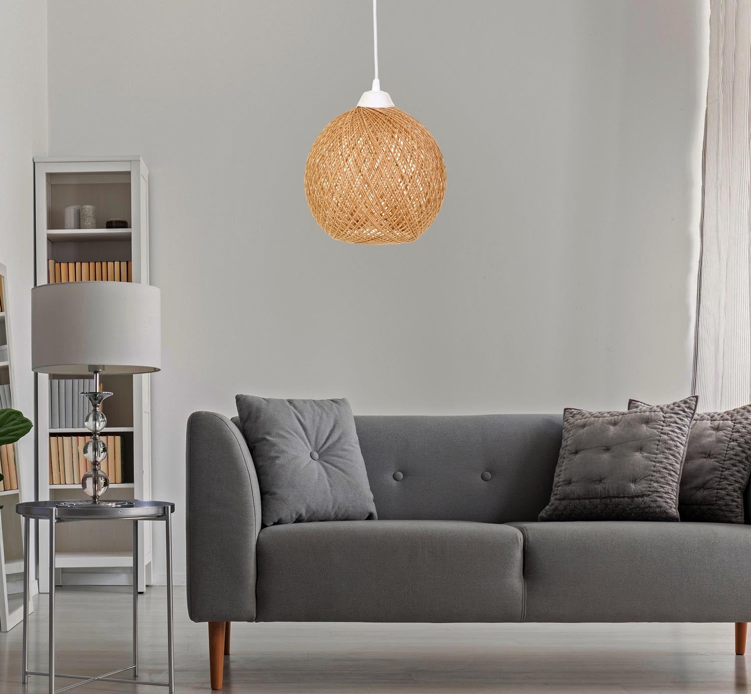 190 - JE in Ecru
 Braun präsentiert im Onlineshop von KAQTU Design AG. Pendelleuchte ist von Opviq