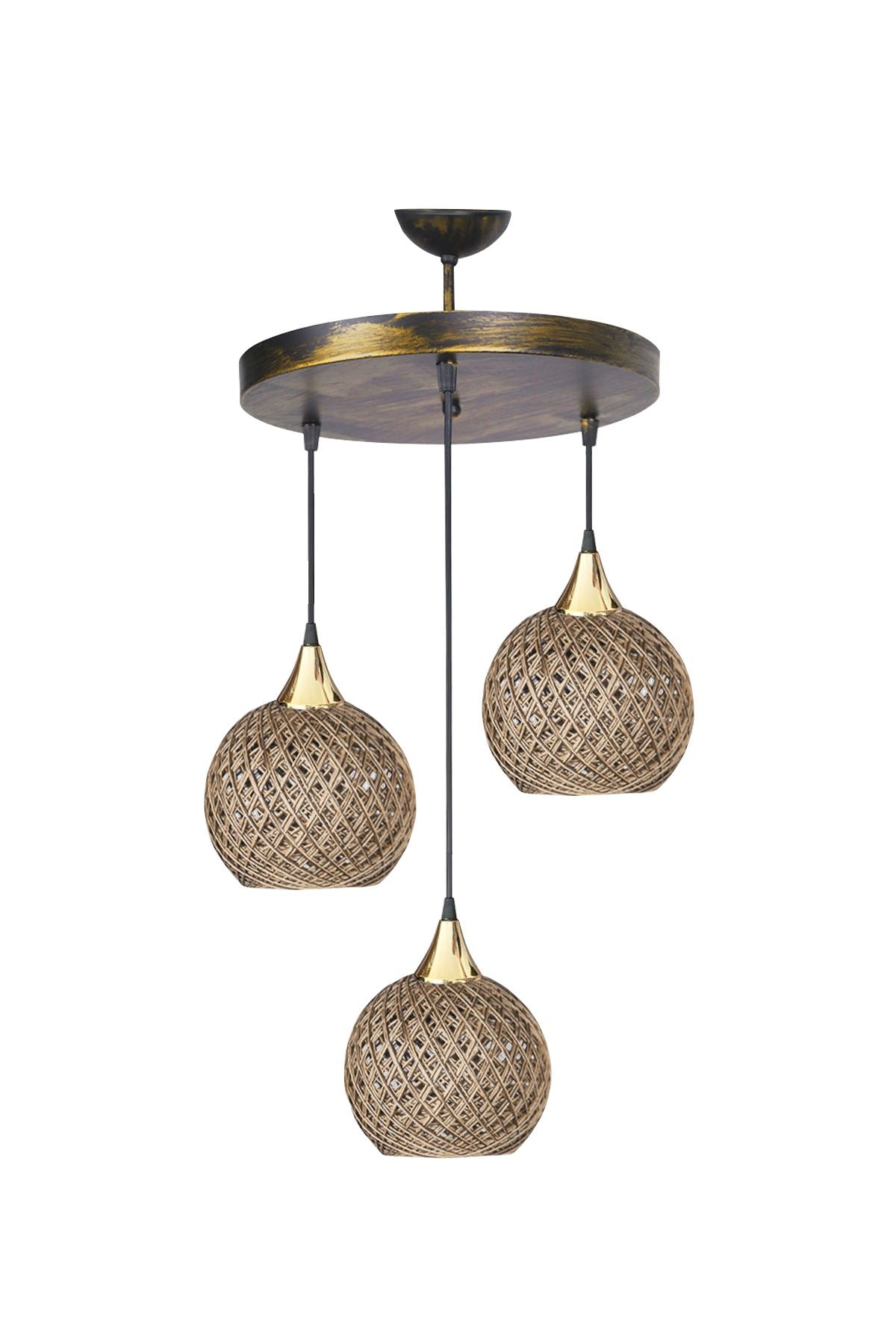 Crayon - Jute Black in Beige präsentiert im Onlineshop von KAQTU Design AG. Pendelleuchte ist von Opviq